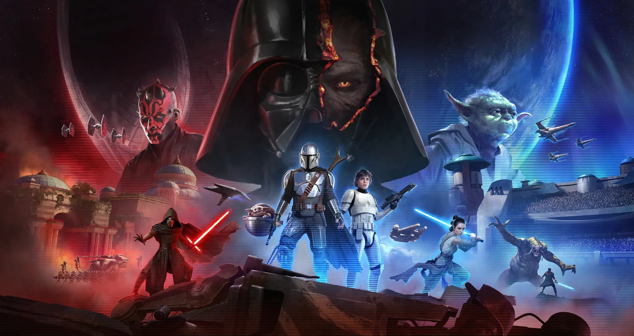 Star Wars: Galaxy of Heroes key art