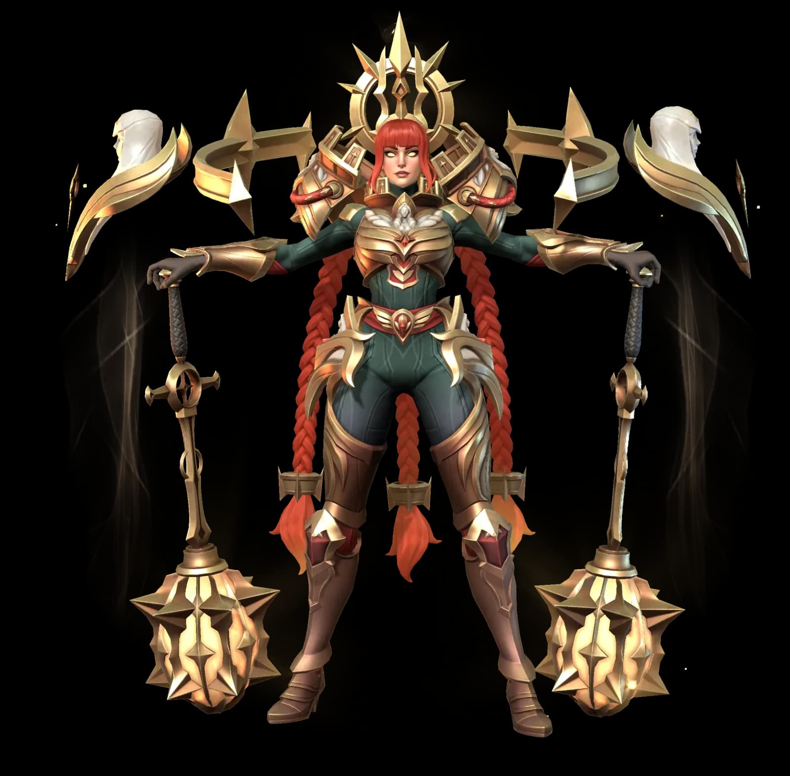 Asprill the Enshrined character render — Invokers: Titan Legacy
