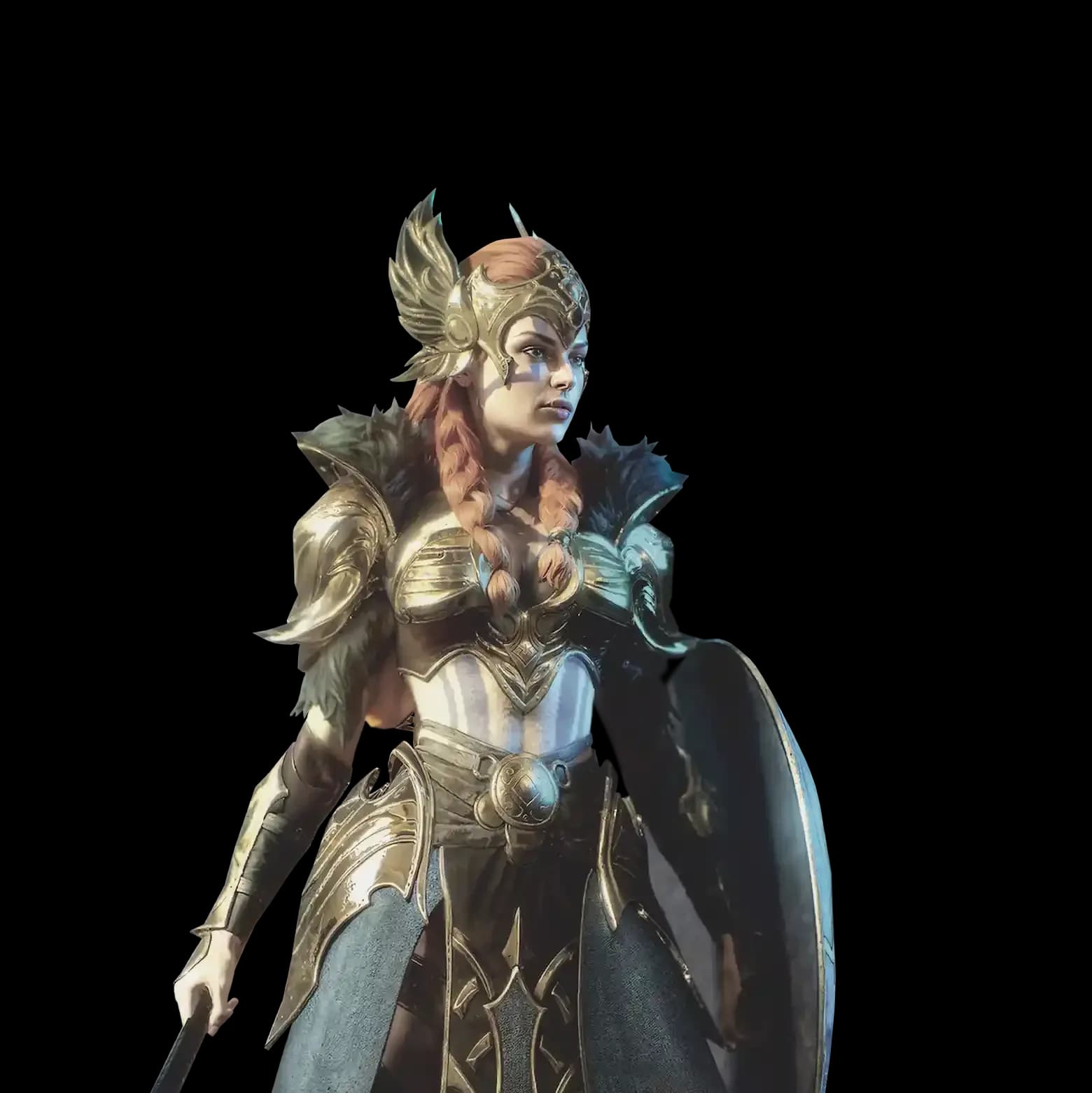 Brynhild character render — Godforge