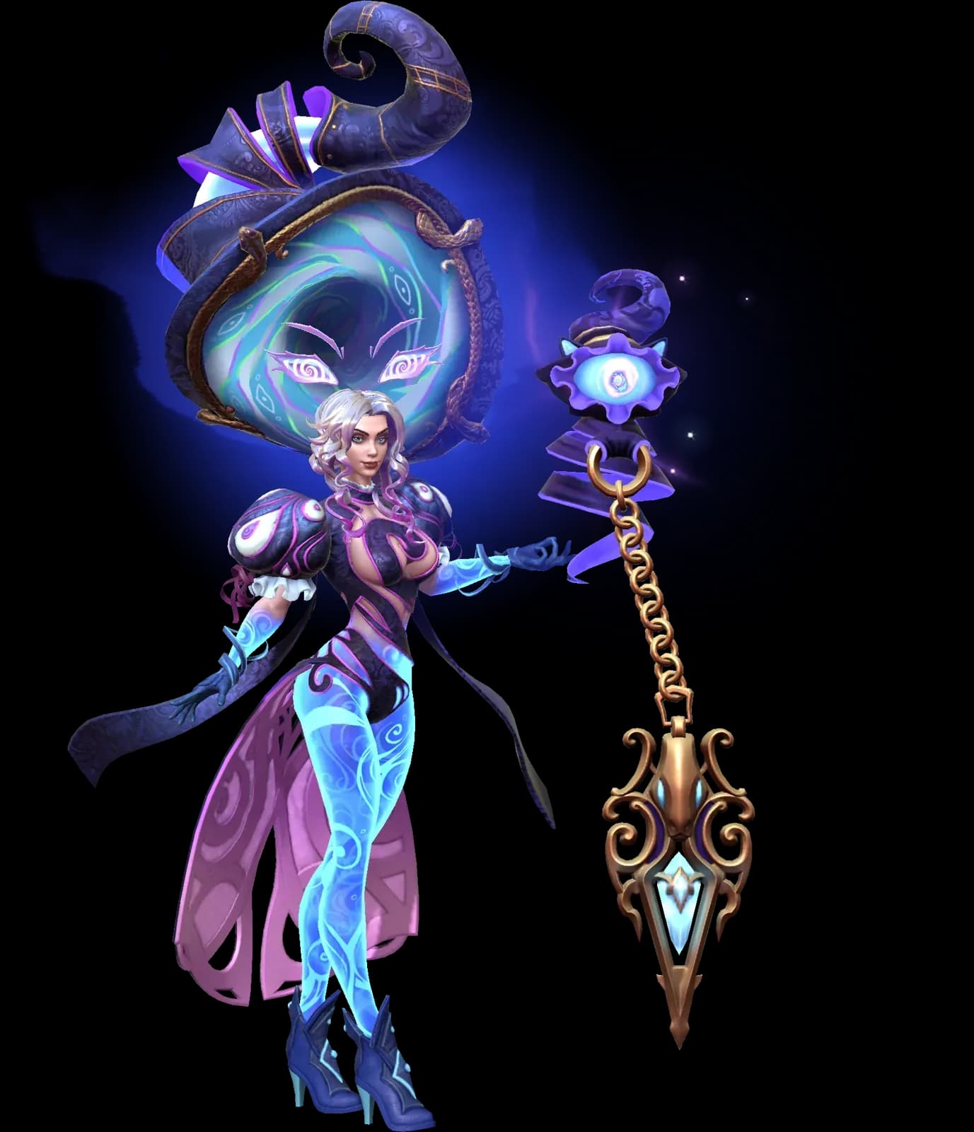 Charvaine the Hypnomancer character render — Invokers: Titan Legacy