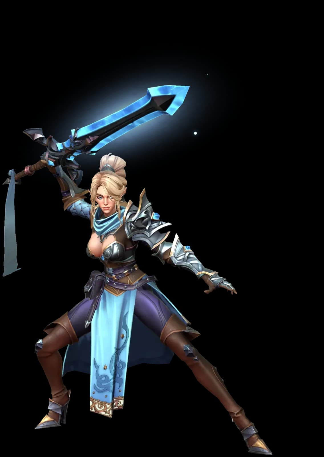 Almea character render — Invokers: Titan Legacy