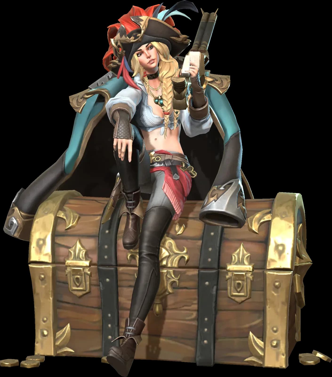 Avria the Mirage character render — Invokers: Titan Legacy