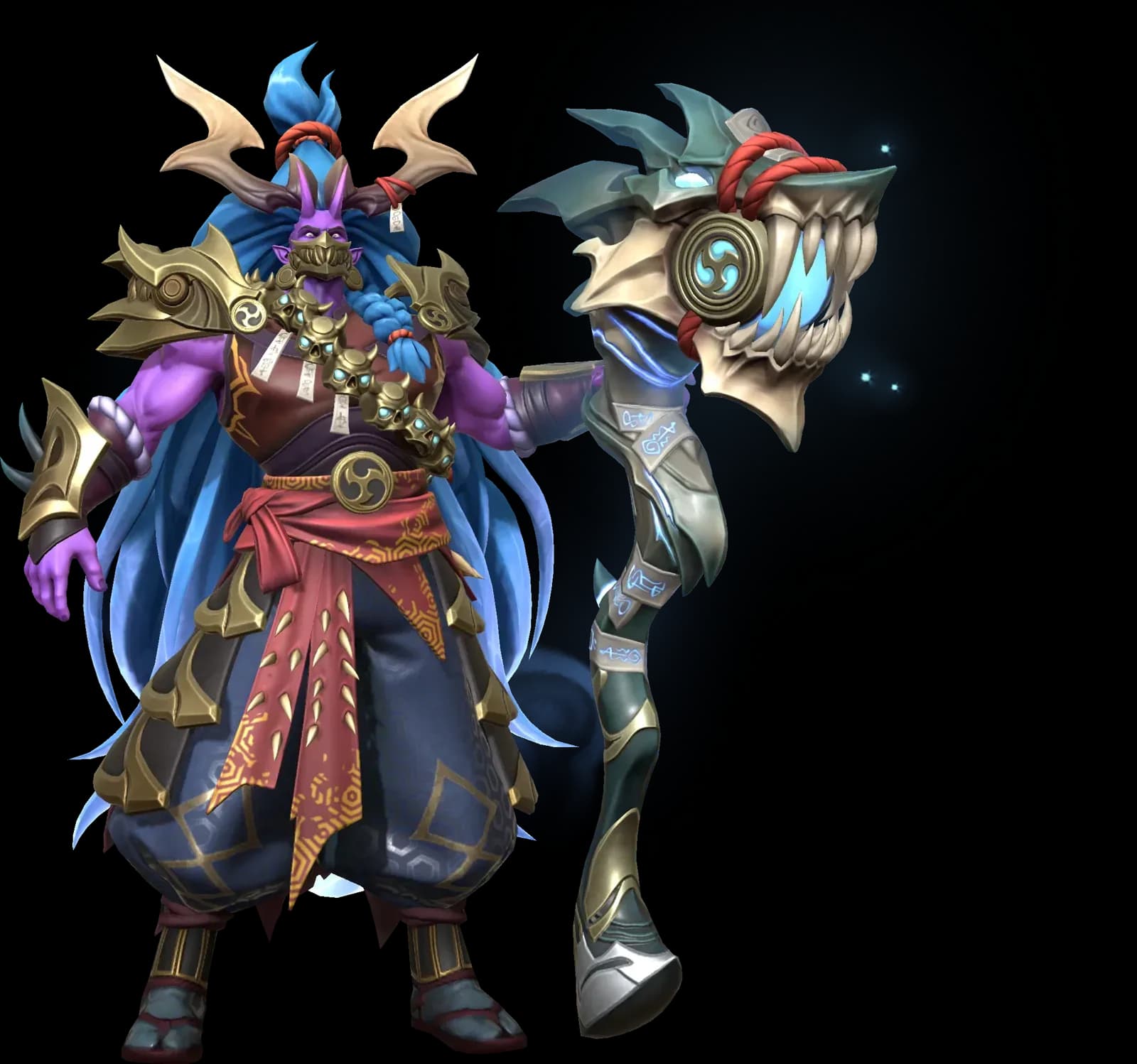 Azuma Thunderclap character render — Invokers: Titan Legacy