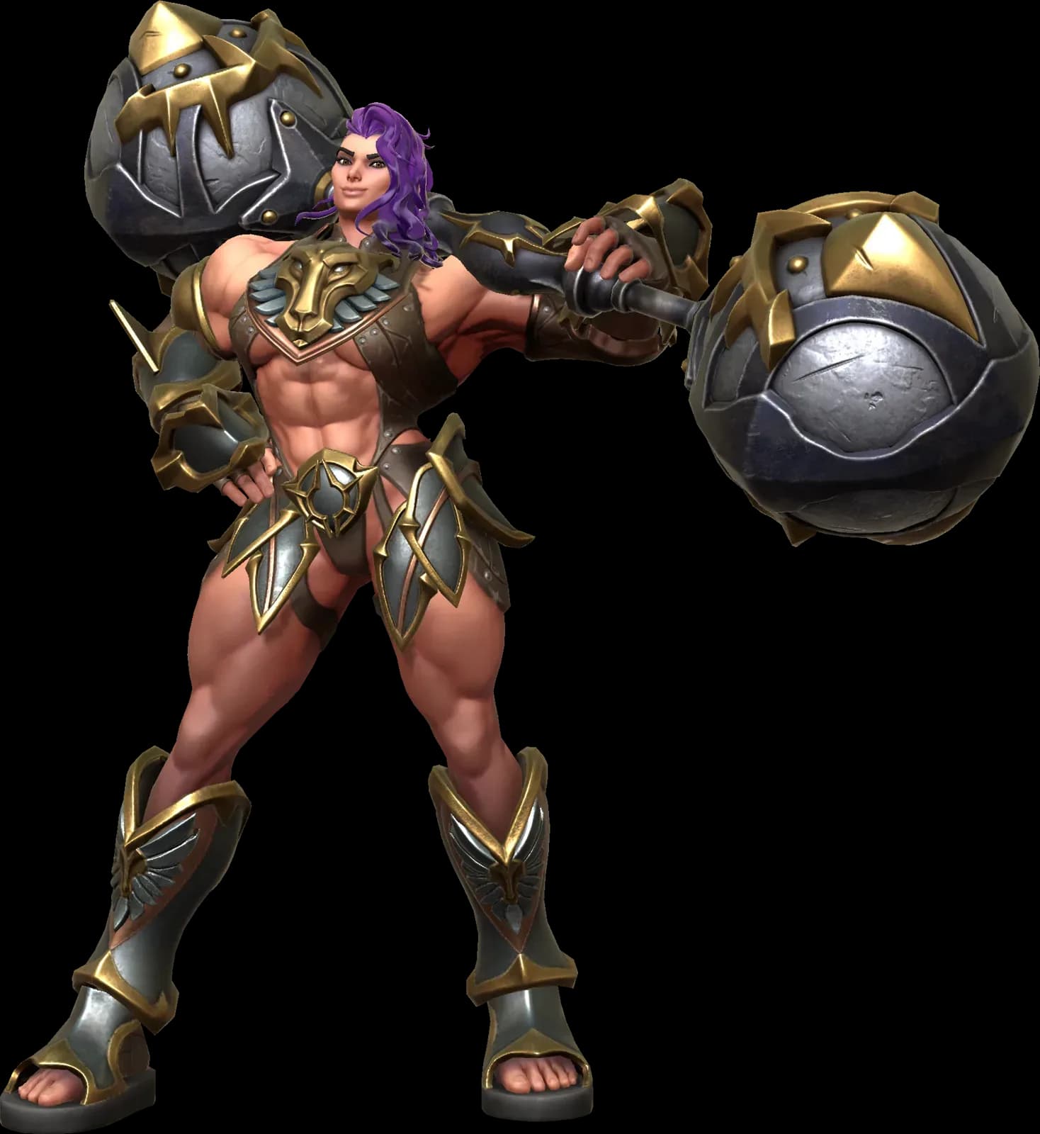 Brunna character render — Invokers: Titan Legacy