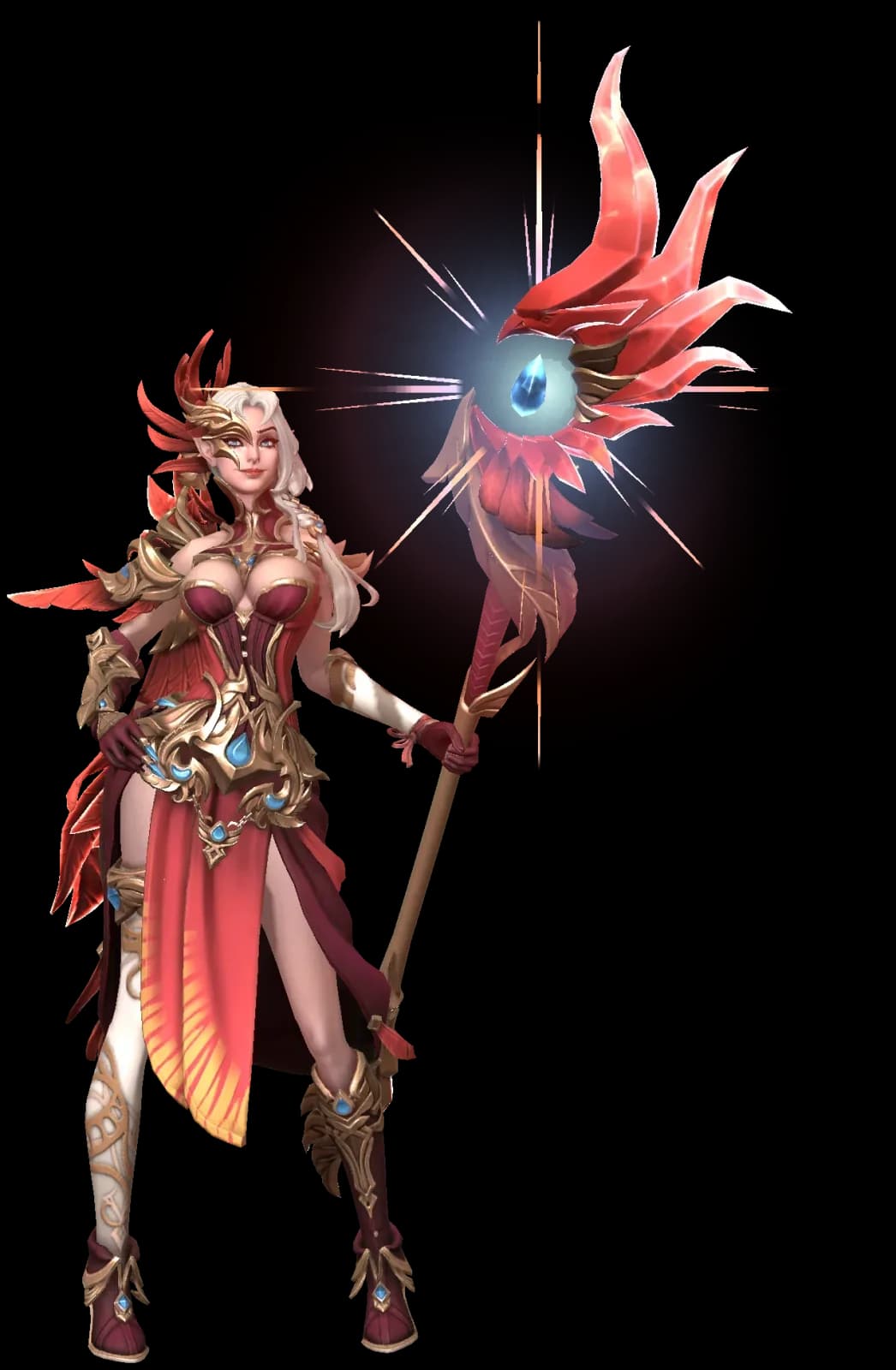 Custodian Plumia character render — Invokers: Titan Legacy