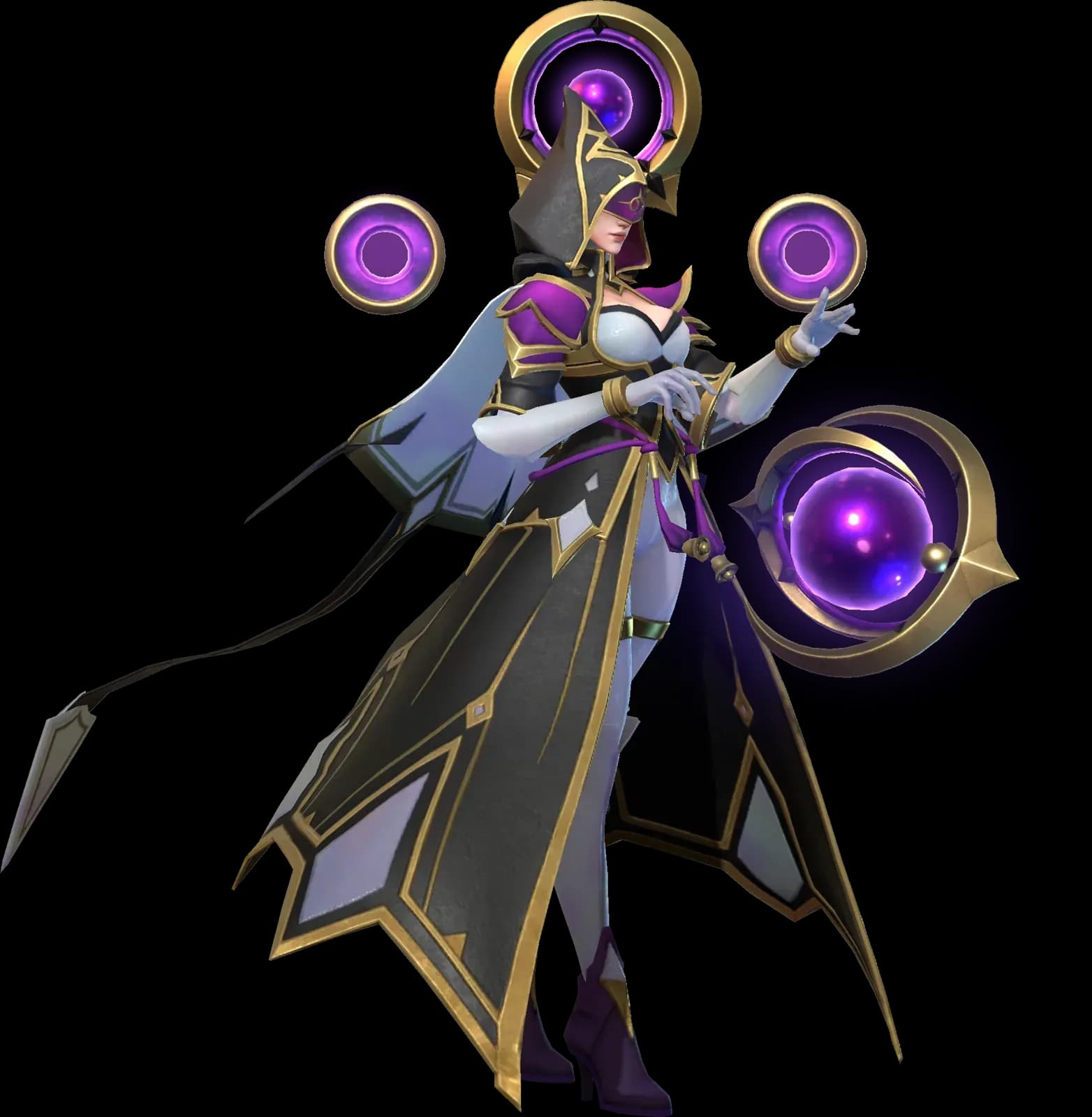 Darkseer Lumisa character render — Invokers: Titan Legacy