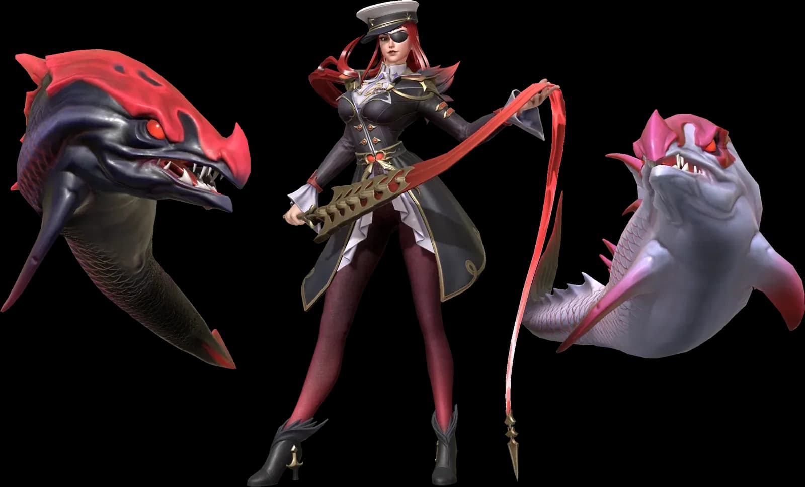 Deadlash Vakia character render — Invokers: Titan Legacy