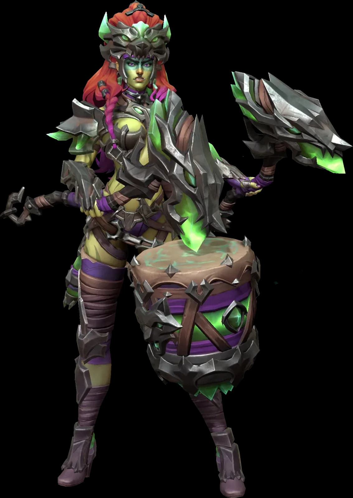 Droviss the Warbeater character render — Invokers: Titan Legacy