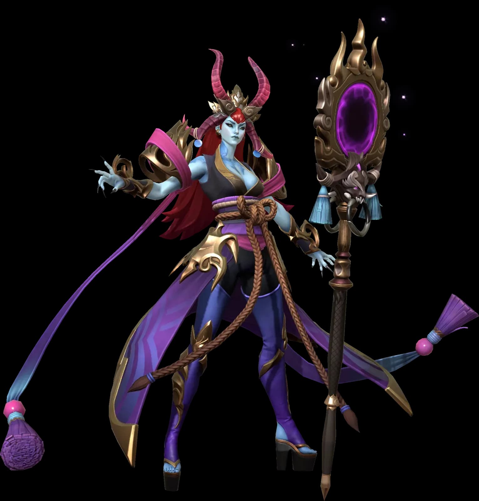 Duchess Kanraku character render — Invokers: Titan Legacy