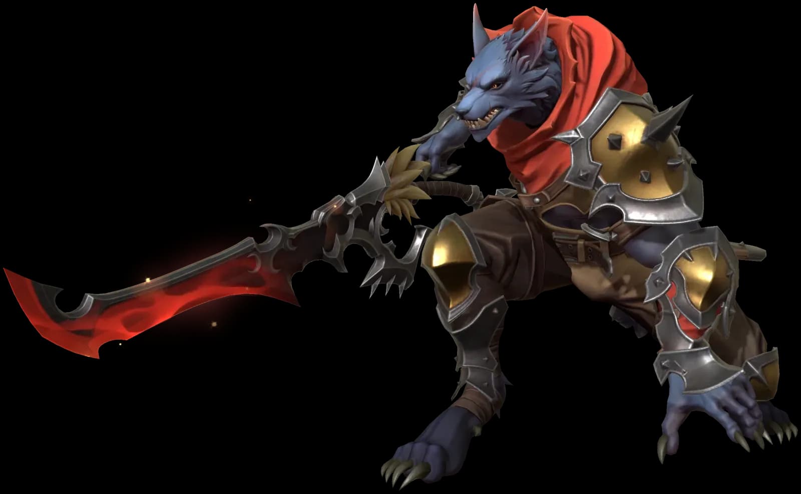 Fenrich the Reaver character render — Invokers: Titan Legacy