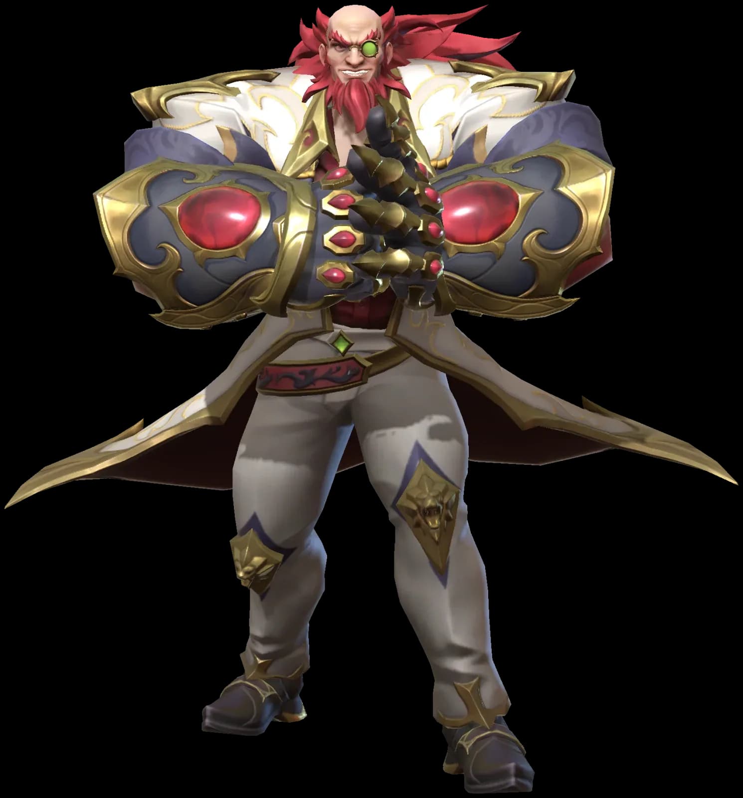 Grandmaster Vos character render — Invokers: Titan Legacy