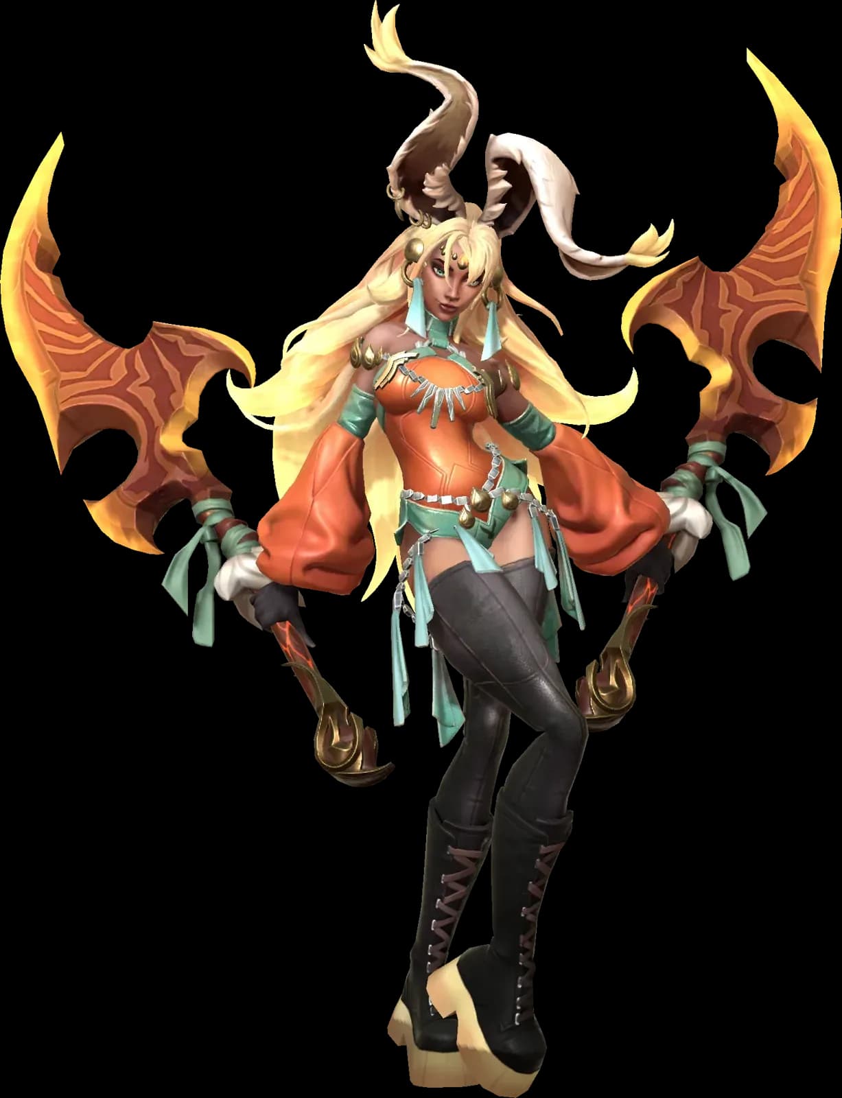Hara character render — Invokers: Titan Legacy