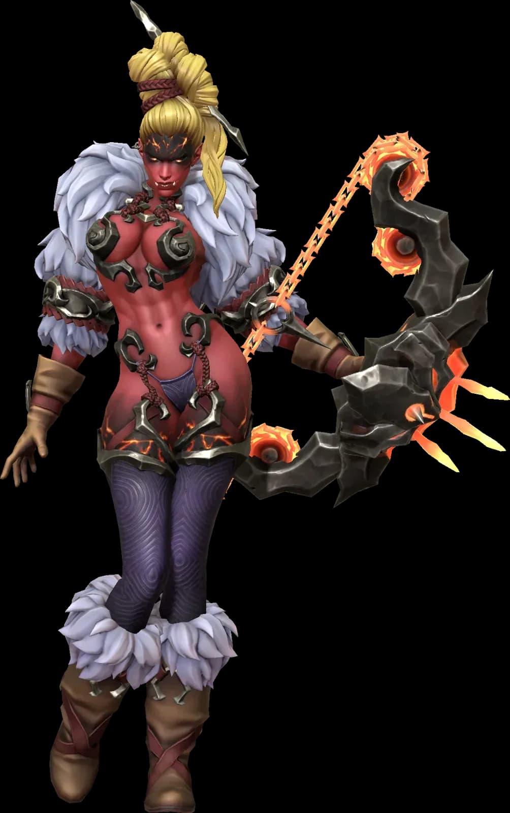 Heatstroke Stila character render — Invokers: Titan Legacy