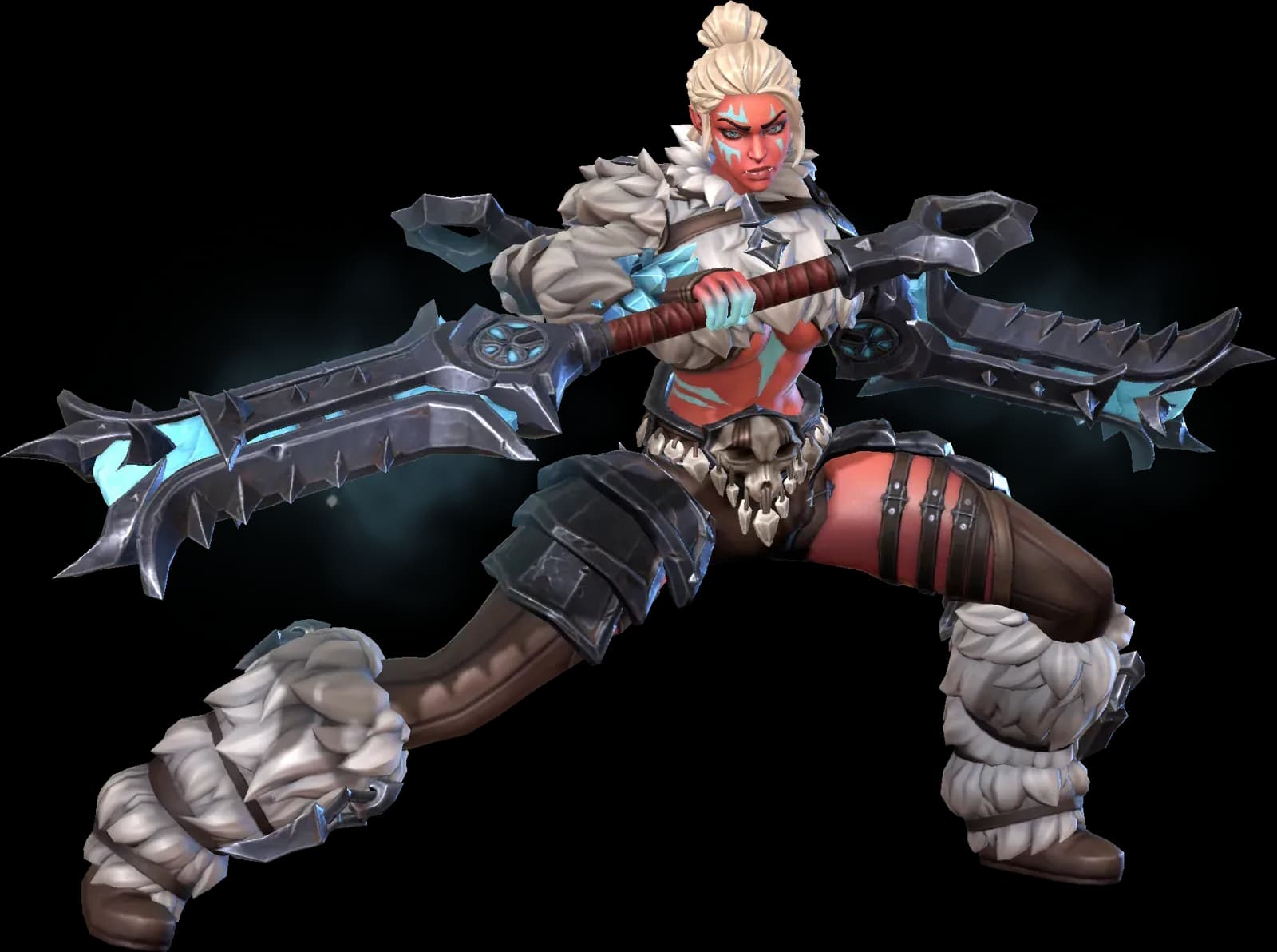 Klissa character render — Invokers: Titan Legacy