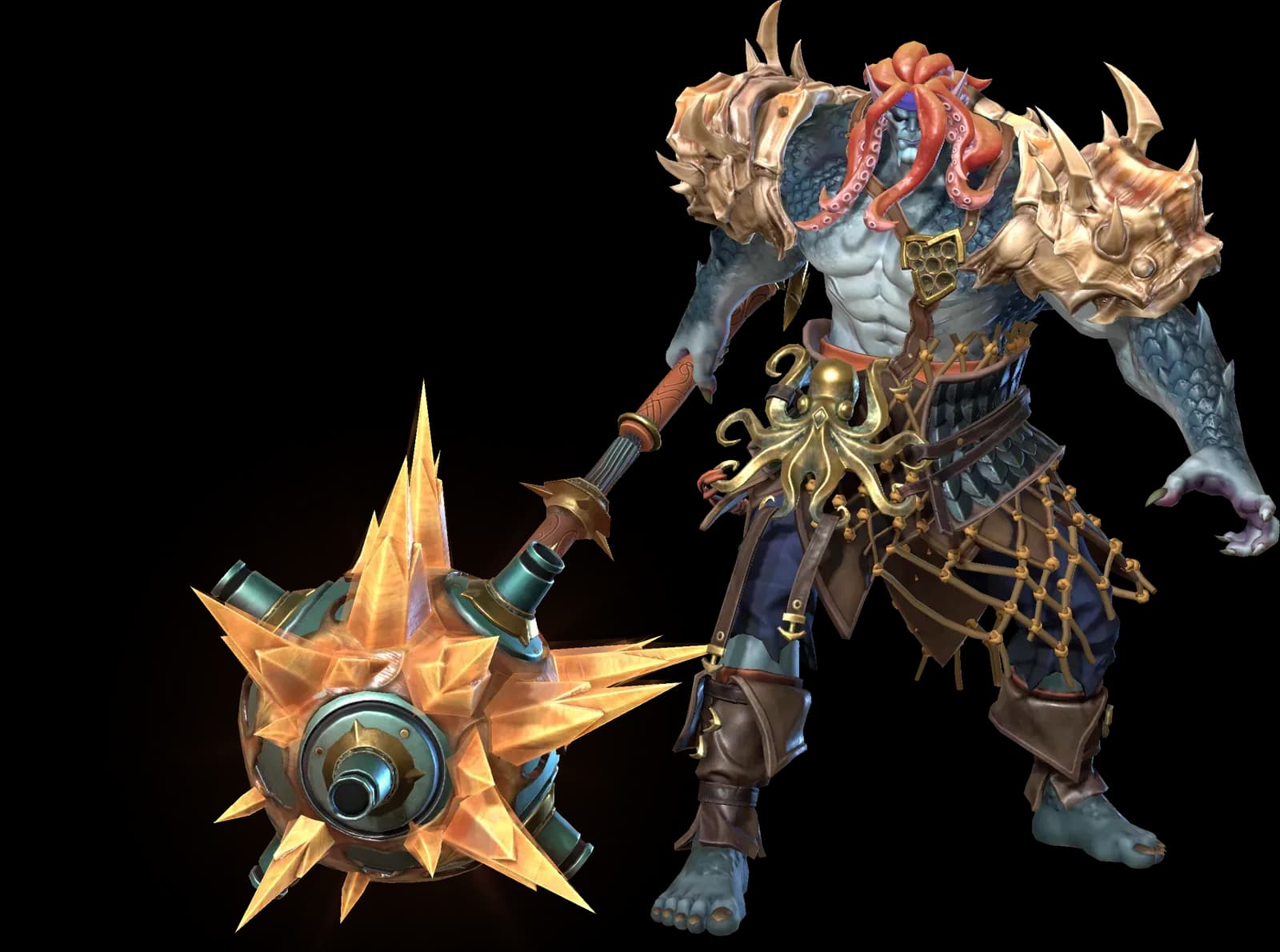 Kolan Deepreef character render — Invokers: Titan Legacy