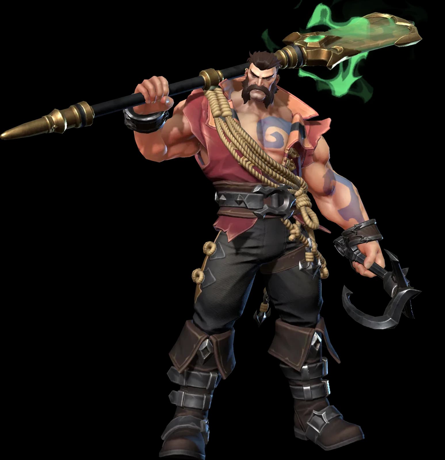 Krakenblood Stonn character render — Invokers: Titan Legacy