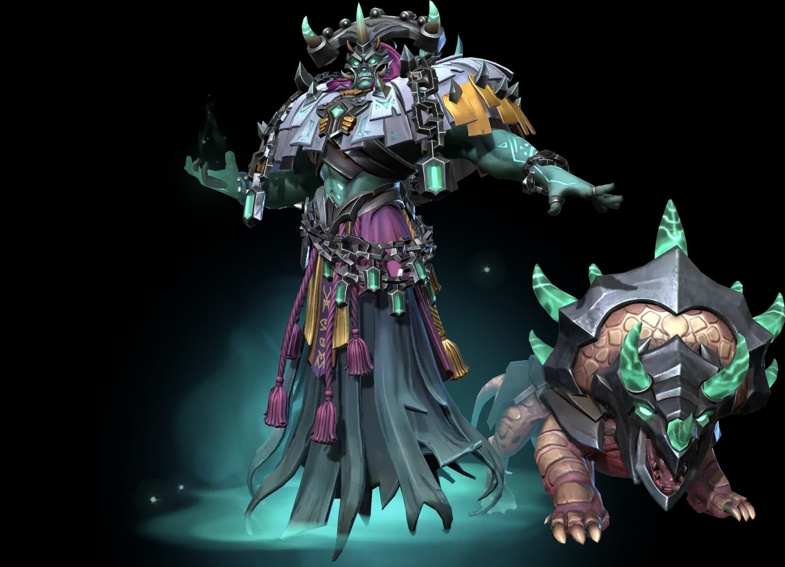 Kravul the Iron Shaman character render — Invokers: Titan Legacy