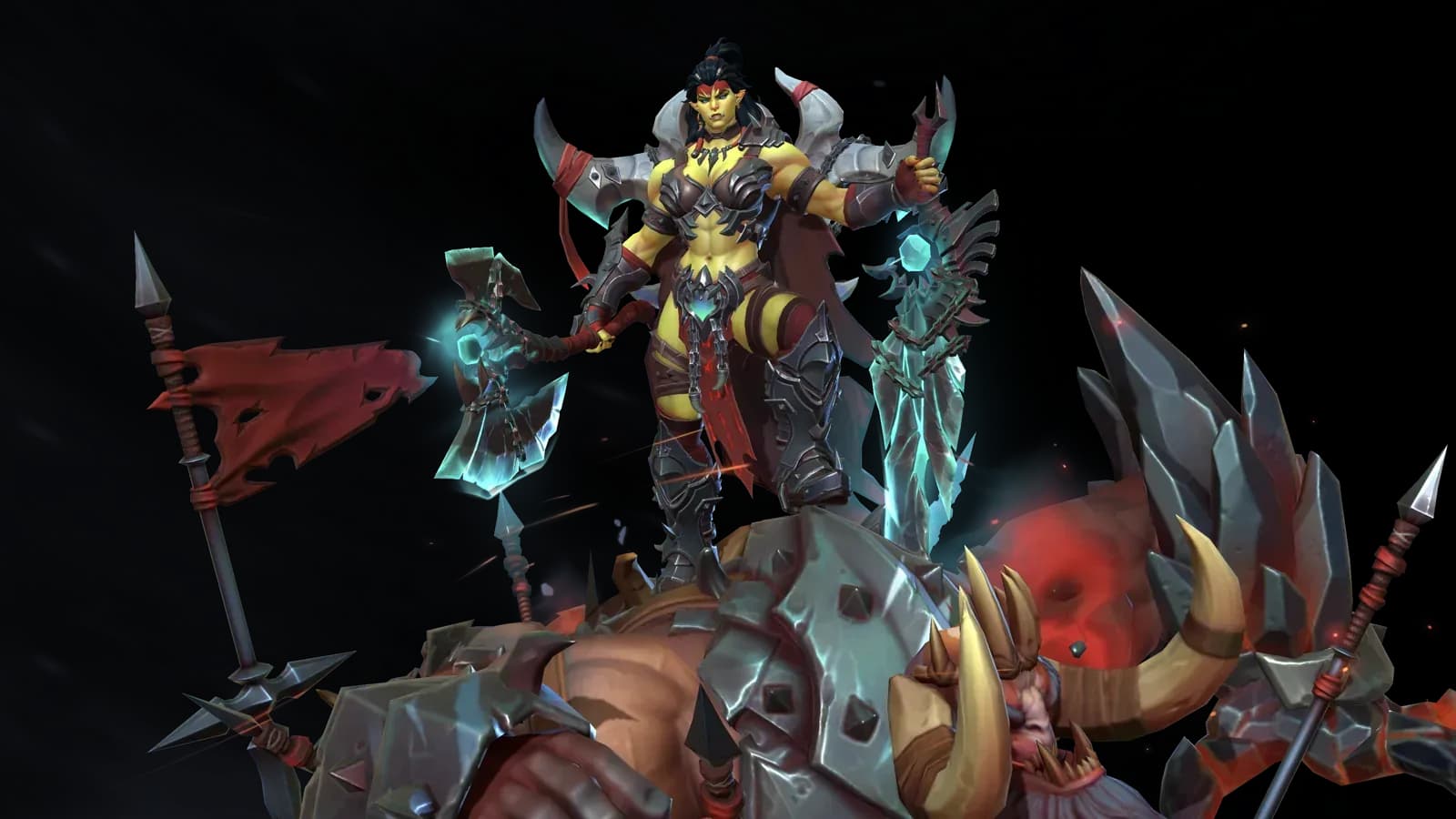 Kryxa the Giantfeller character render — Invokers: Titan Legacy