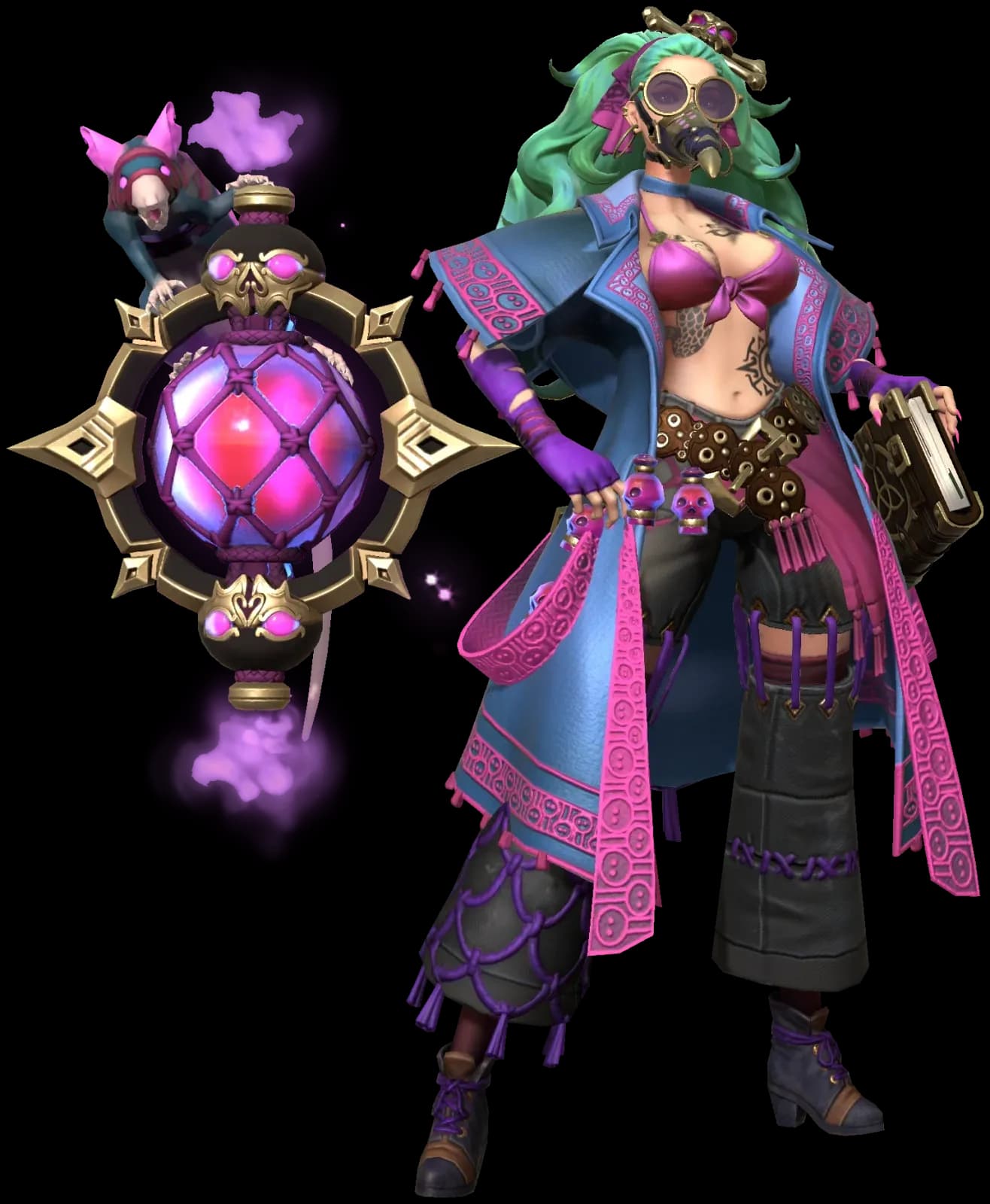 Mad Mazzen character render — Invokers: Titan Legacy