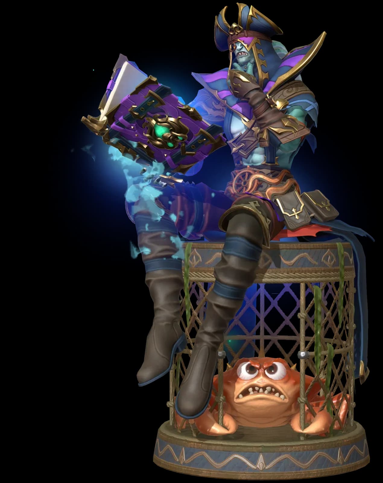 Navigator Gillum character render — Invokers: Titan Legacy
