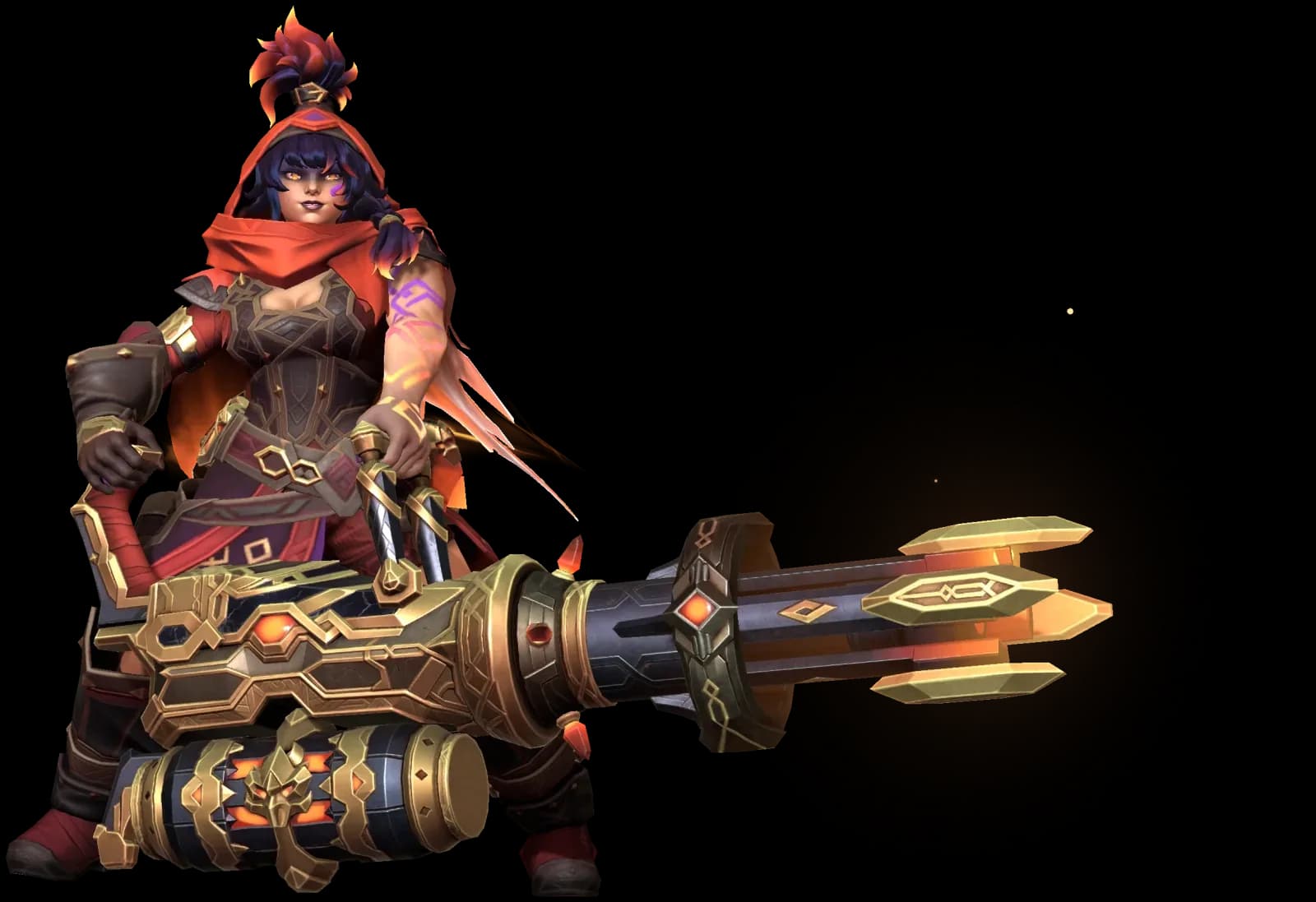 Redd Riot character render — Invokers: Titan Legacy