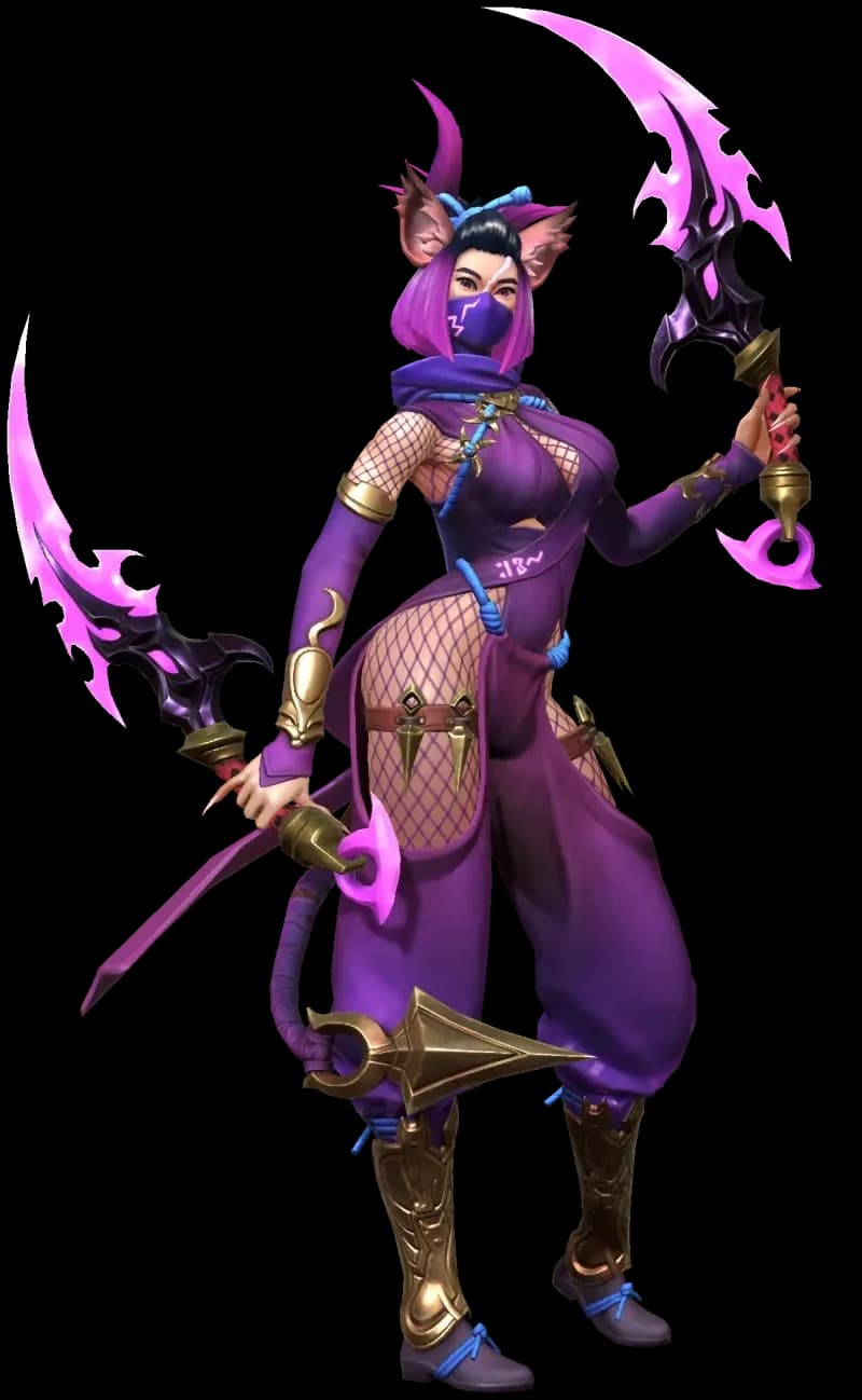 Rekki character render — Invokers: Titan Legacy