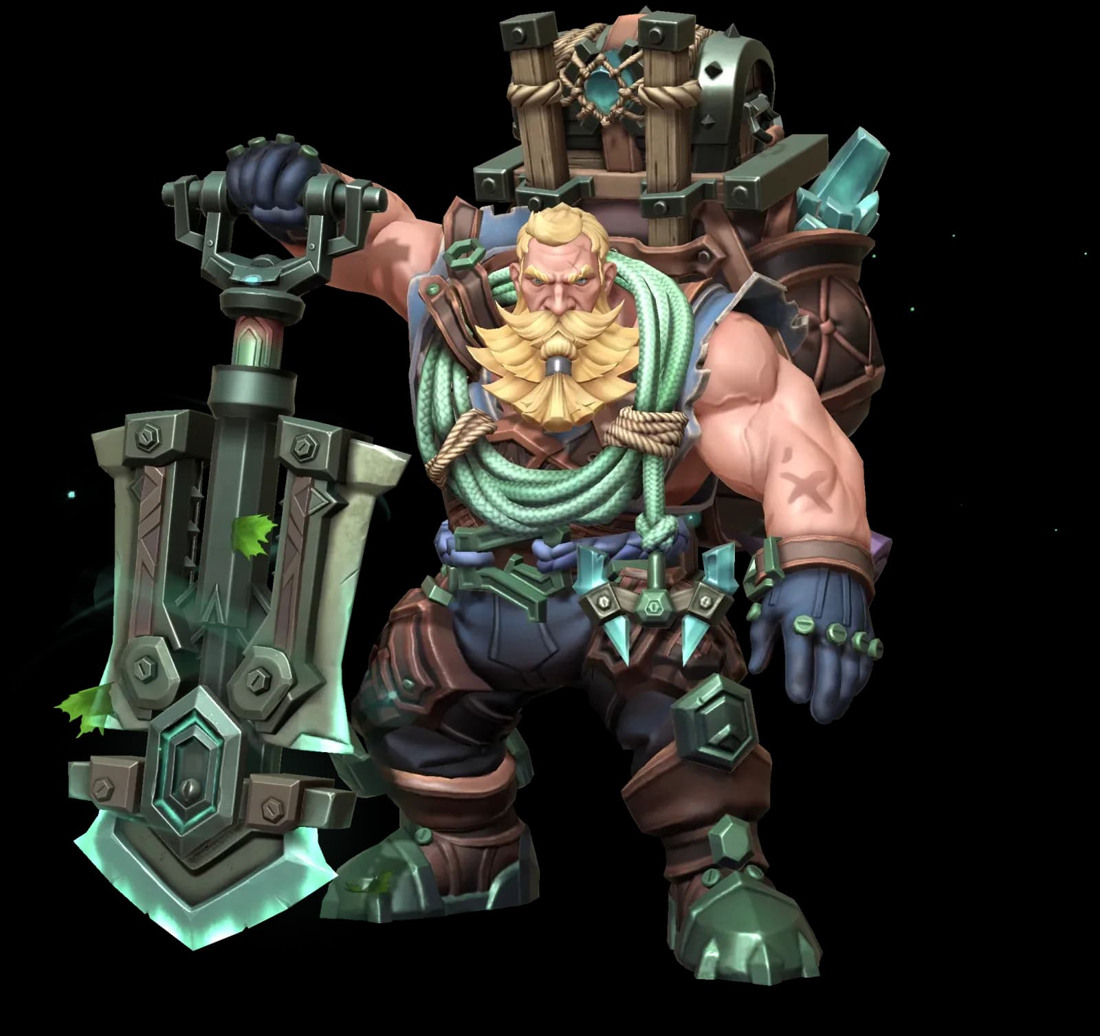 Roddin the Spelunker character render — Invokers: Titan Legacy