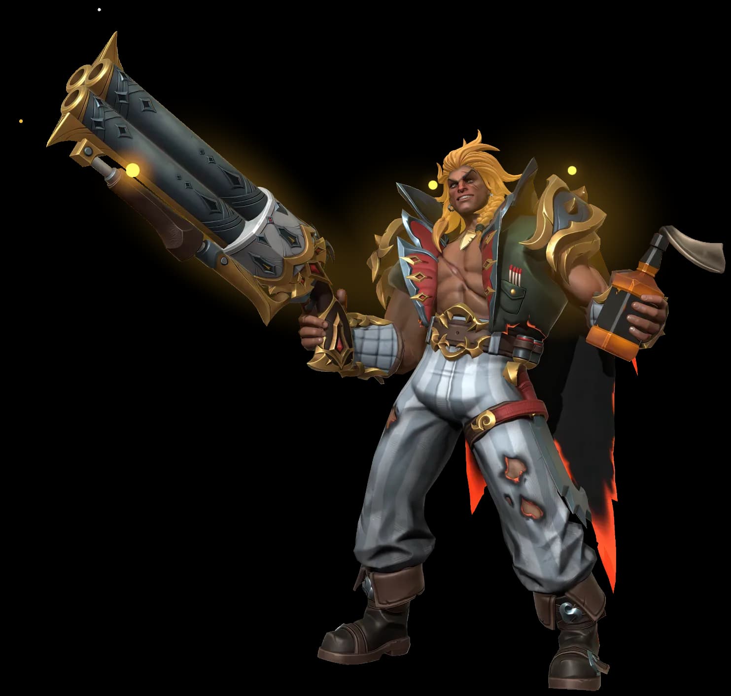 Sabado character render — Invokers: Titan Legacy