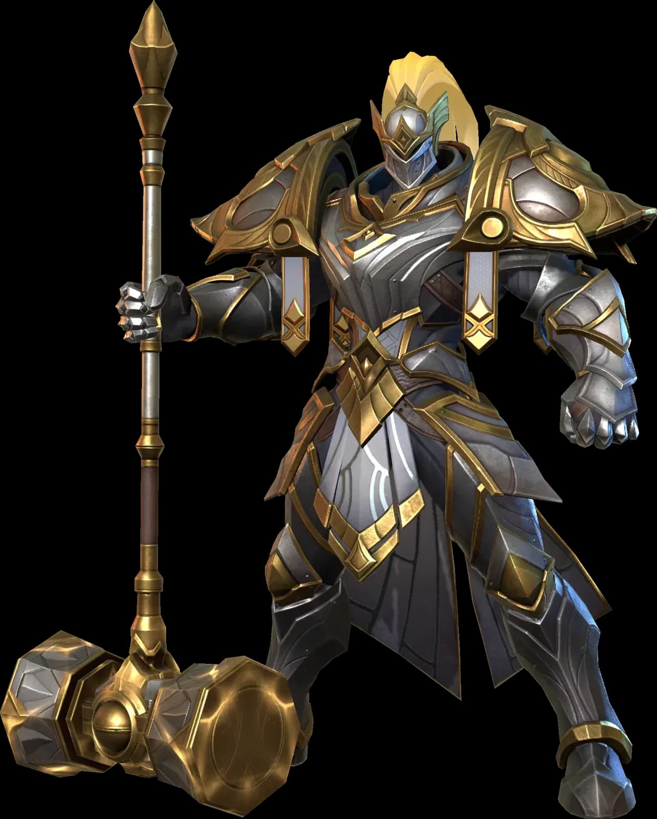 Sanctus the Valiant character render — Invokers: Titan Legacy