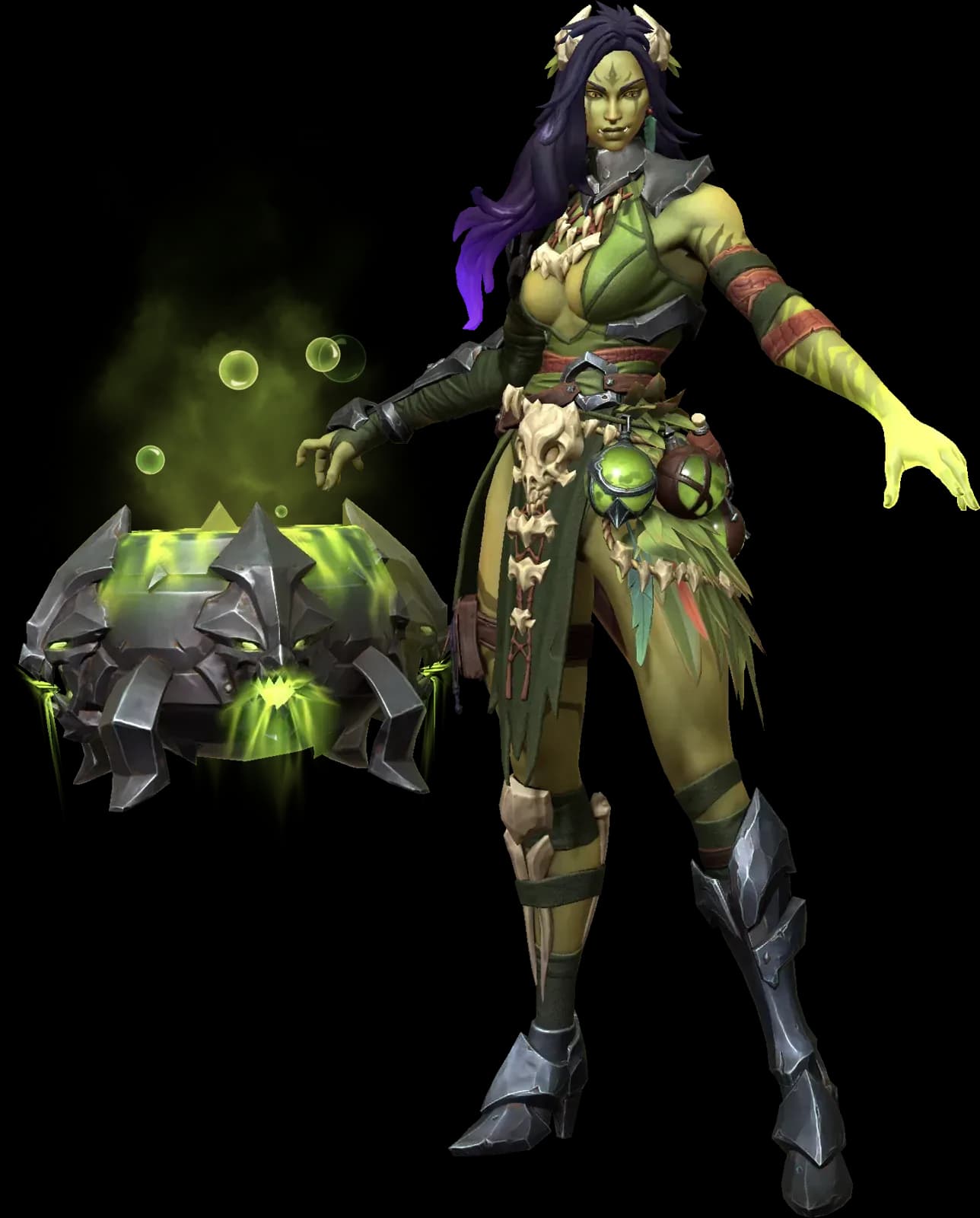 Shalla the Remedy character render — Invokers: Titan Legacy