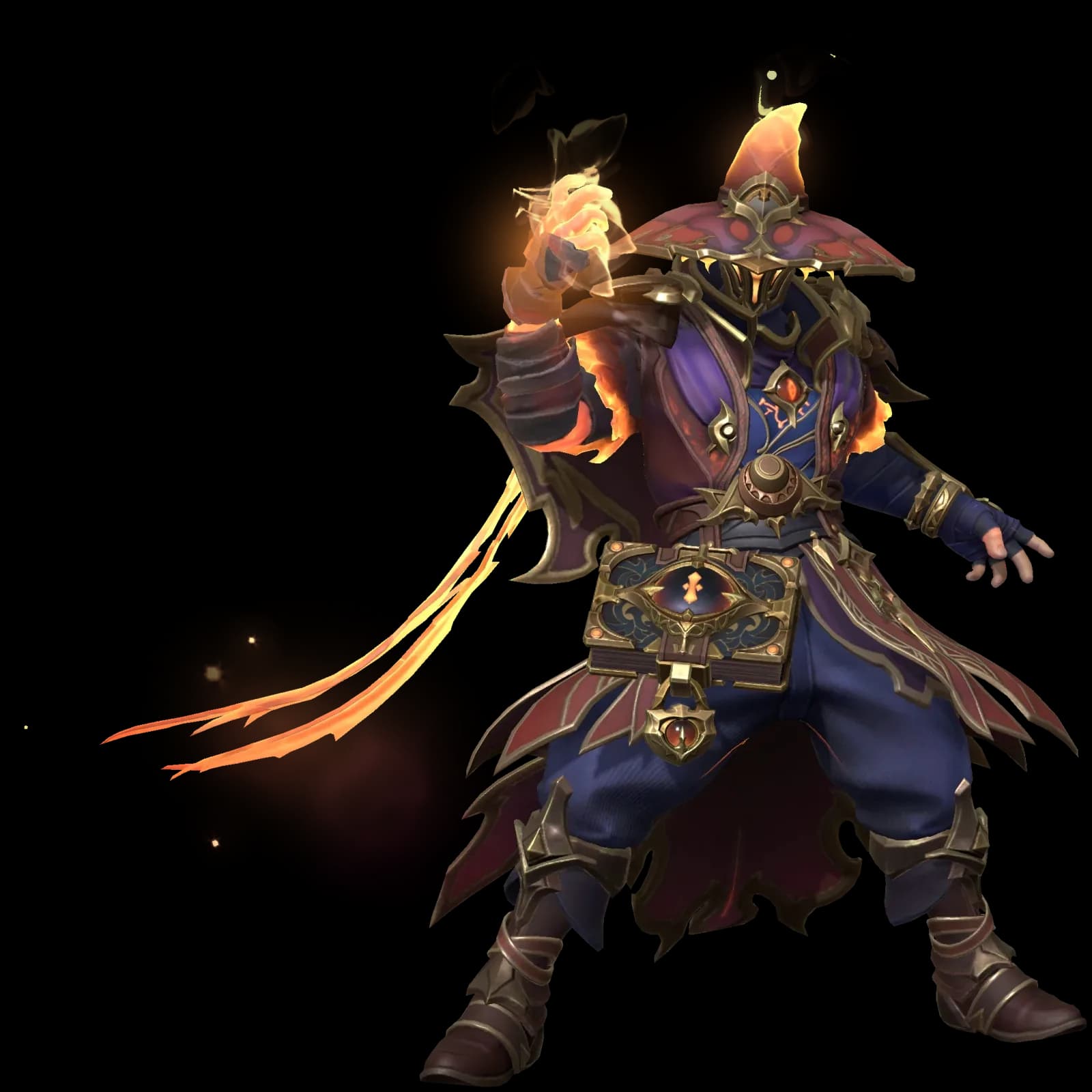 Sunspot Ricklow character render — Invokers: Titan Legacy