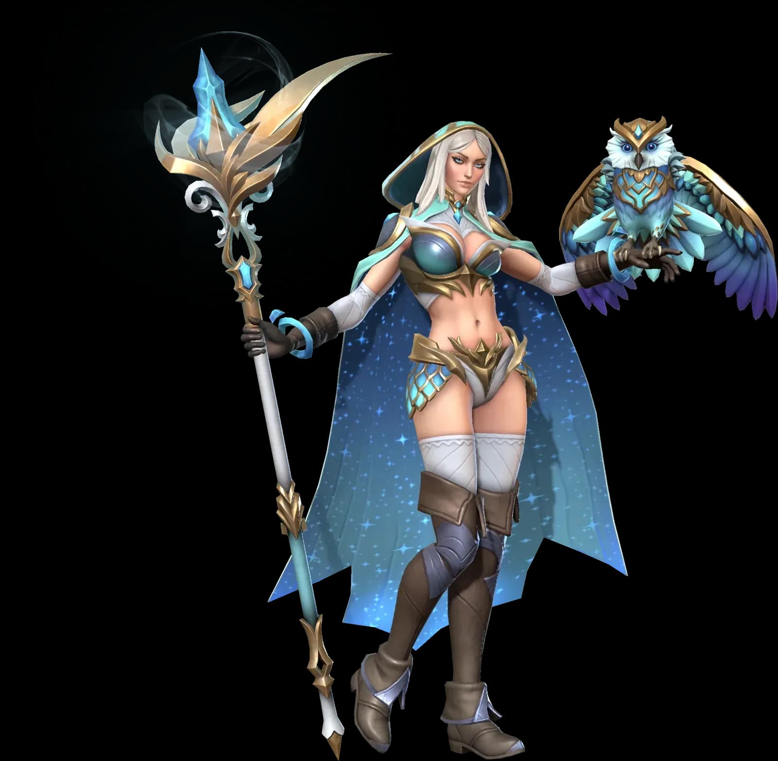 Thiselle the Highseer character render — Invokers: Titan Legacy