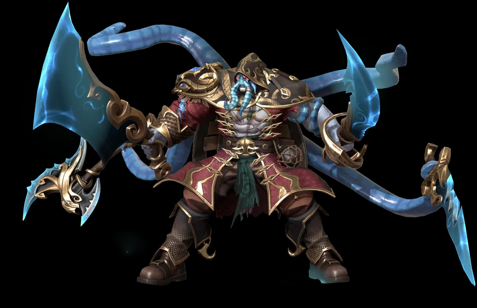 Trench Horror Cezal character render — Invokers: Titan Legacy