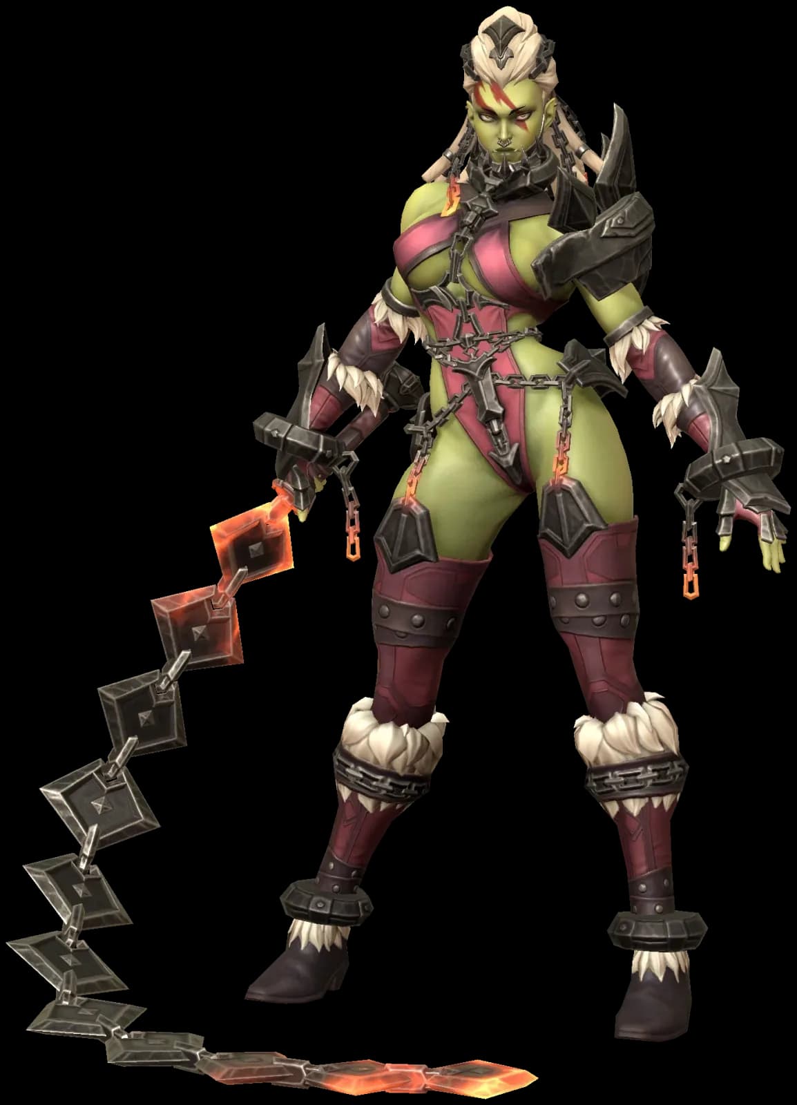 Willbreaker Vixara character render — Invokers: Titan Legacy