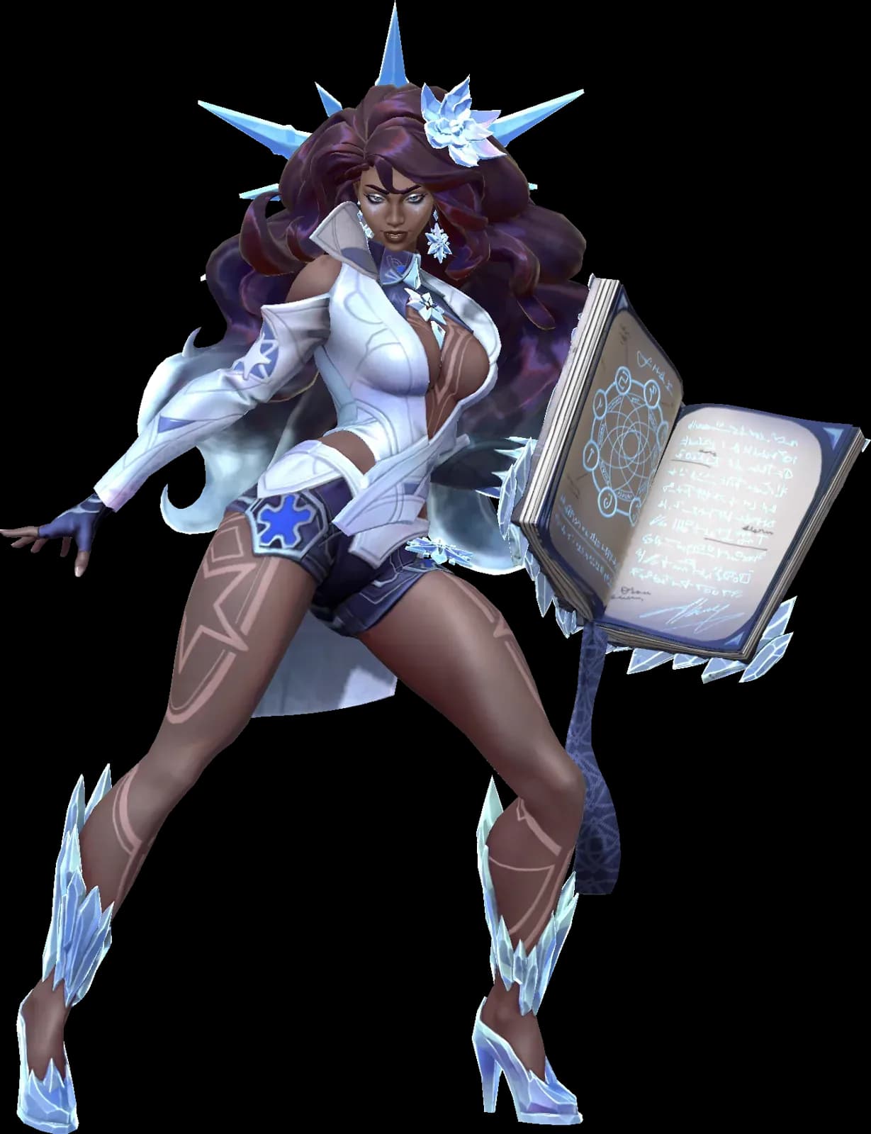 Winterpage Desmara character render — Invokers: Titan Legacy