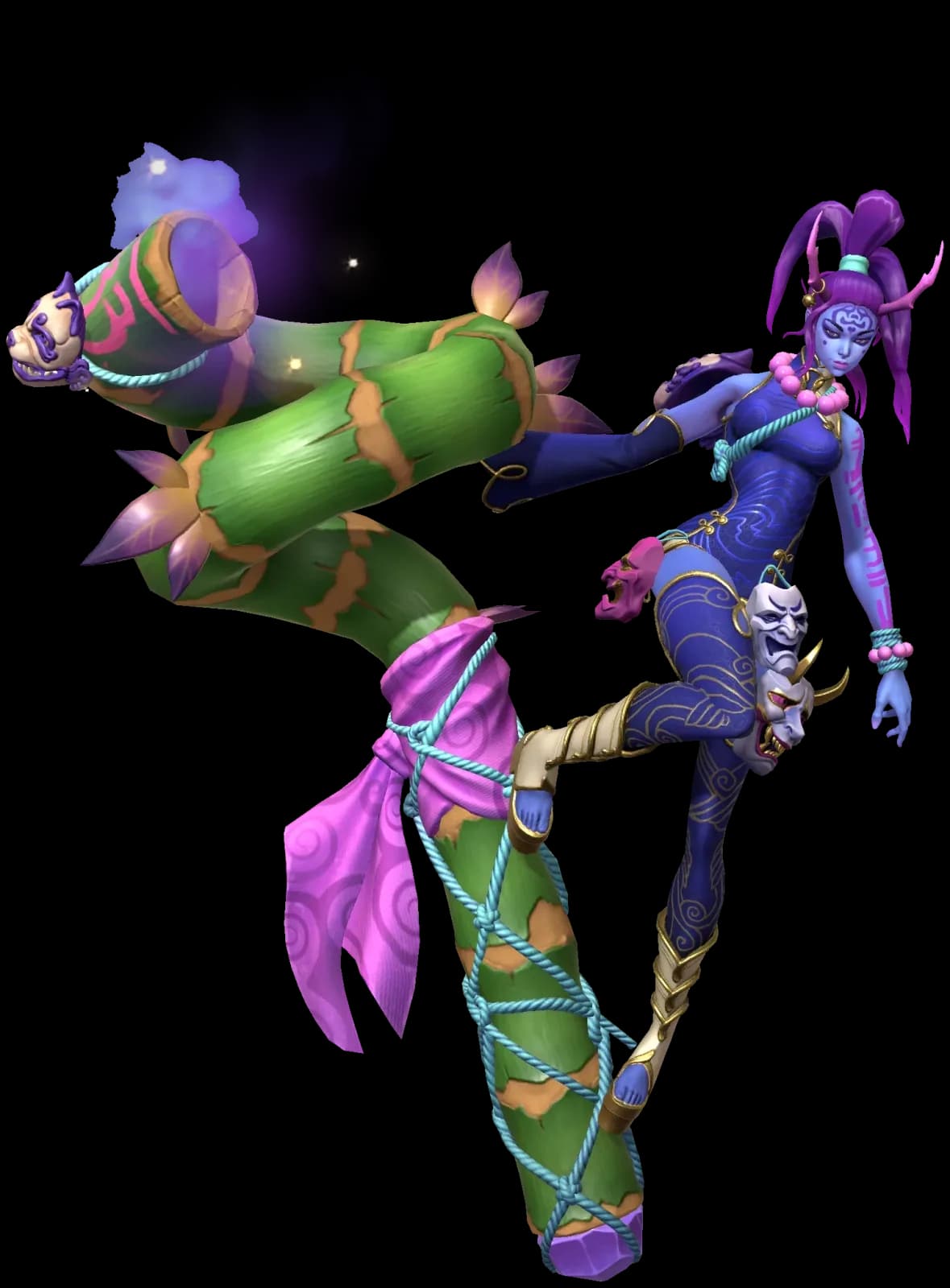 Yusasa character render — Invokers: Titan Legacy