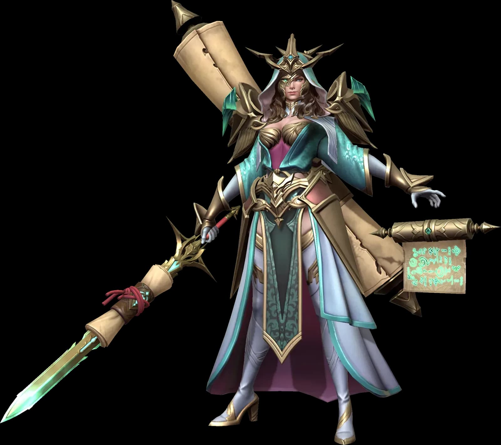 Zirthia the Witness character render — Invokers: Titan Legacy