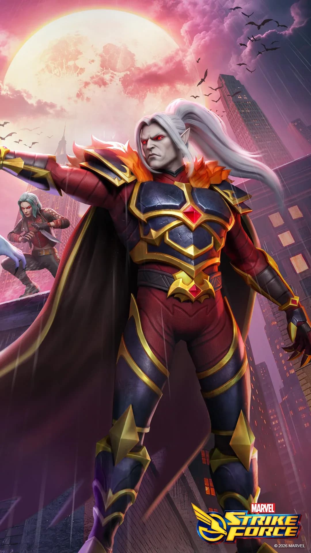 Dracula character render — MARVEL Strike Force