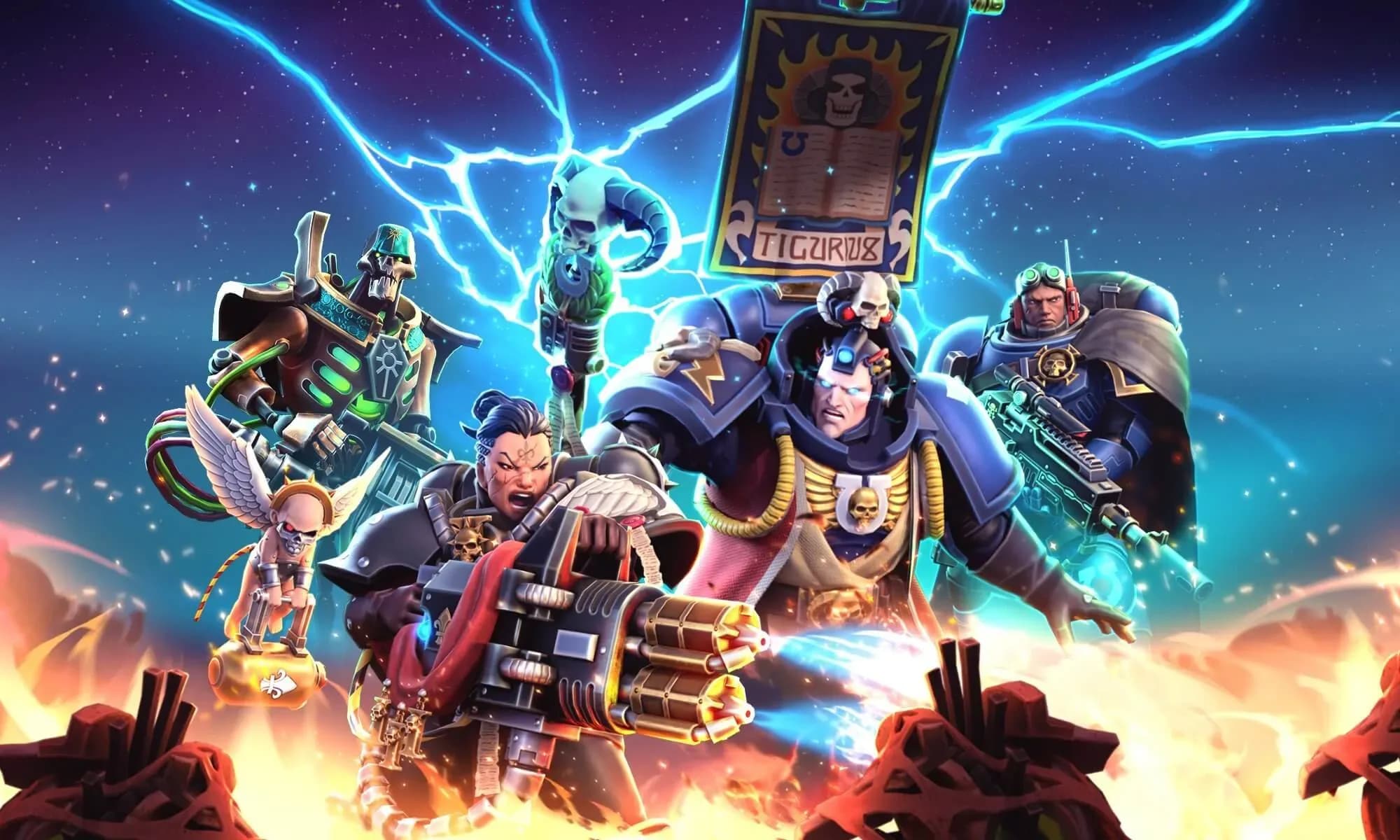 Warhammer 40,000: Tacticus key art