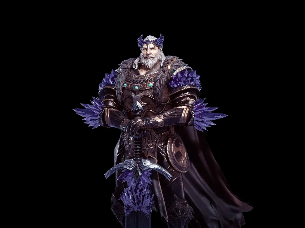 King Harz character render — Watcher of Realms