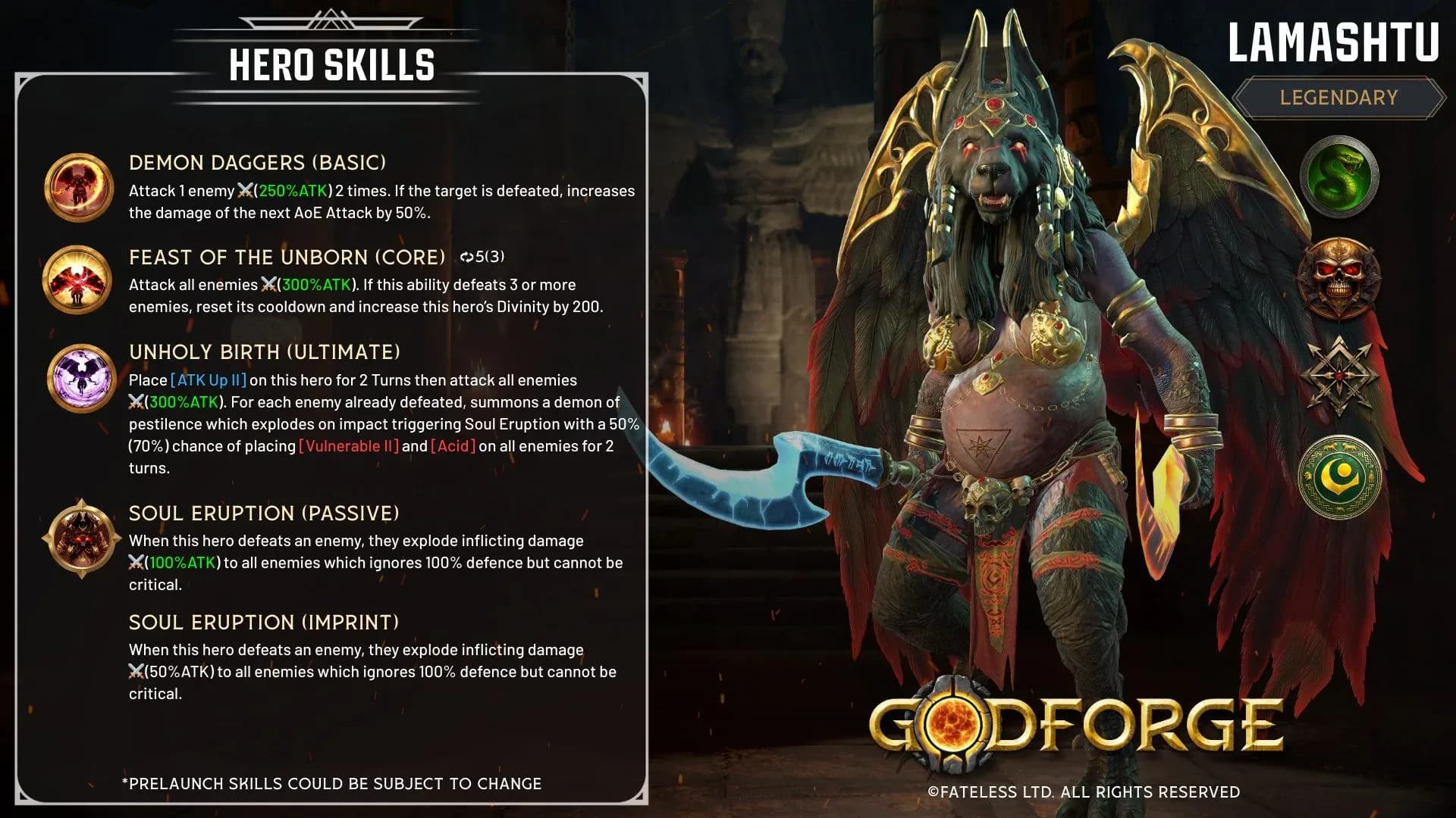 Lamashtu character render — Godforge