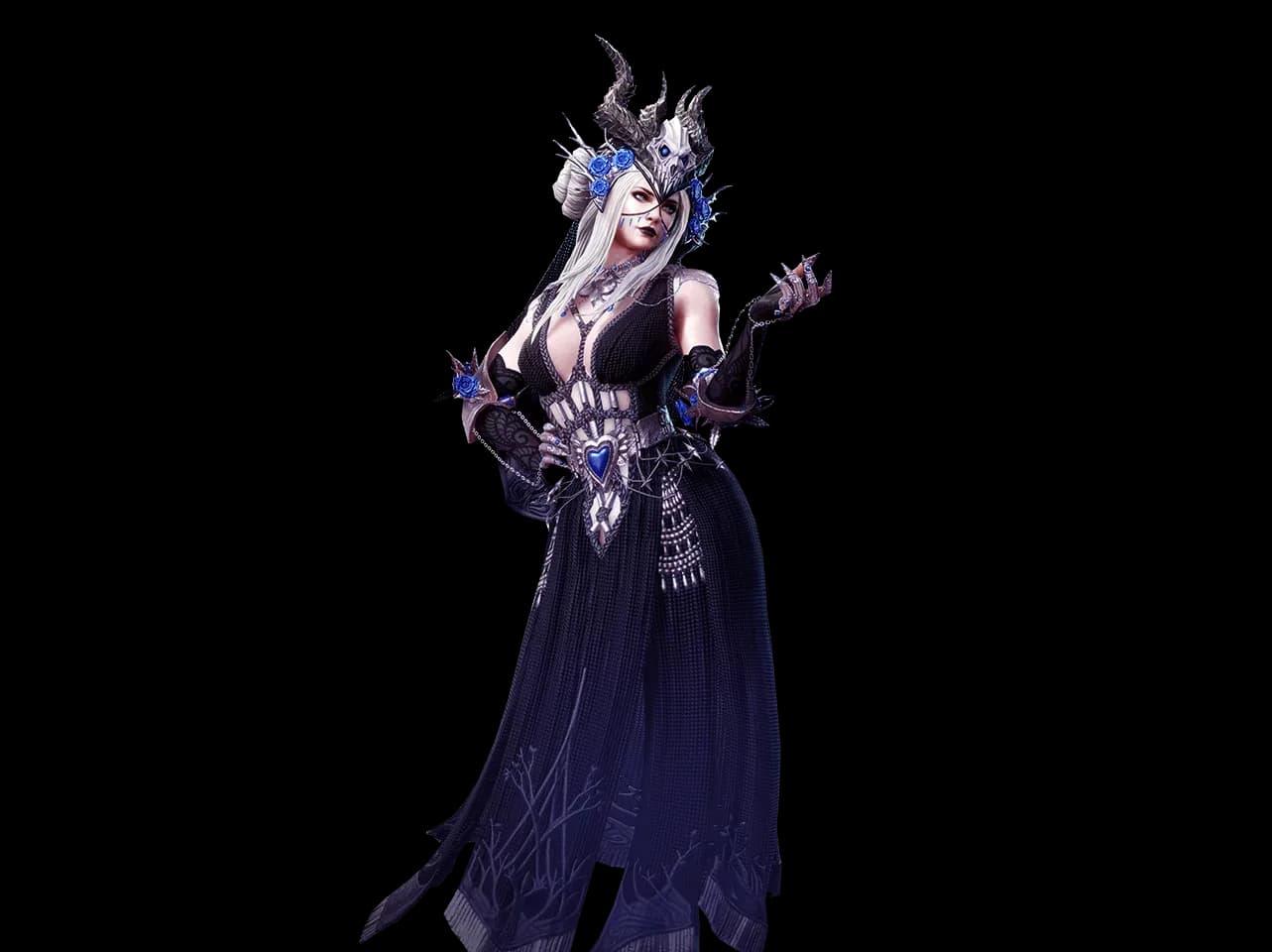Morrigan character render — Watcher of Realms