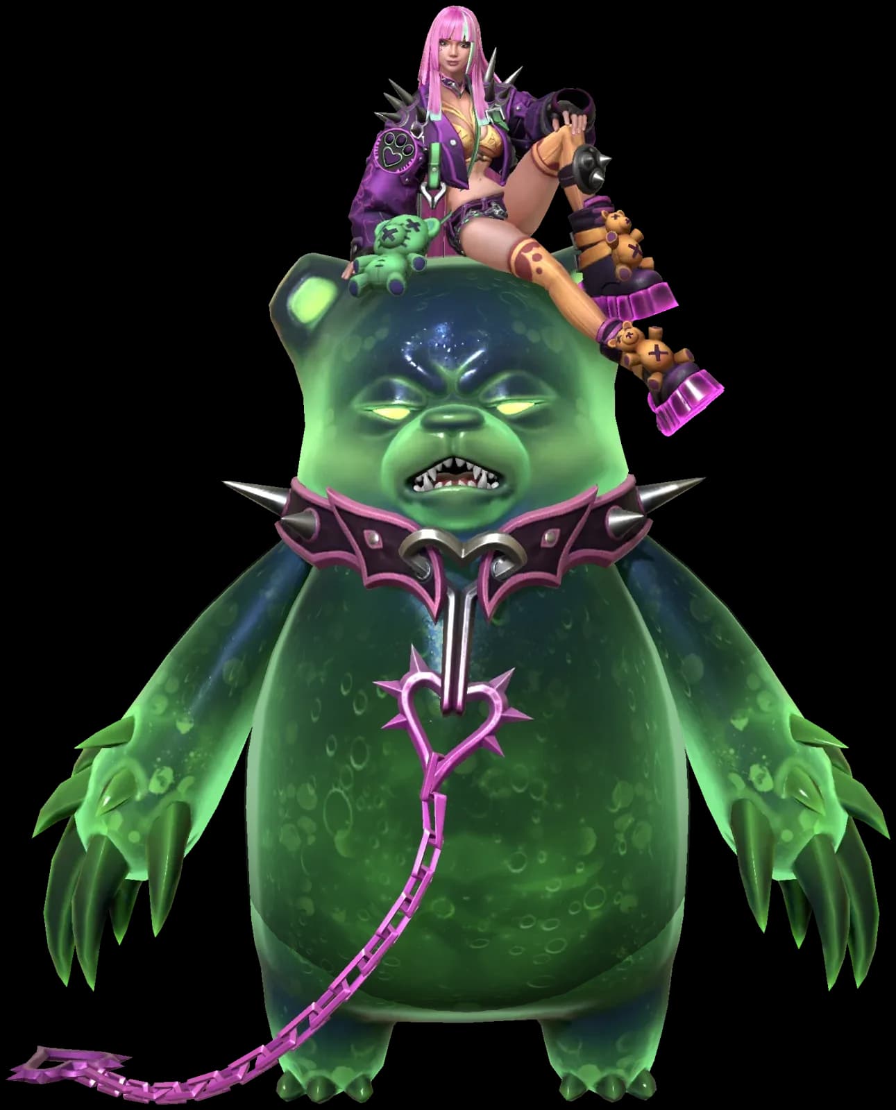 Roxxi & Gumm character render — Invokers: Titan Legacy