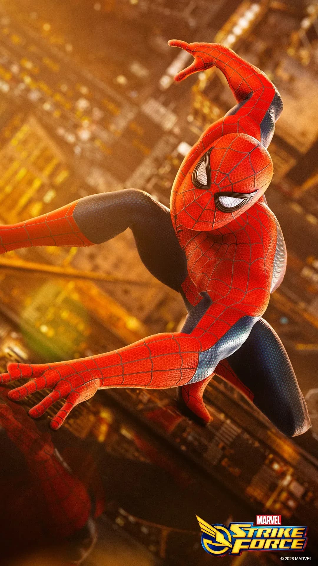Spider-Man character render — MARVEL Strike Force
