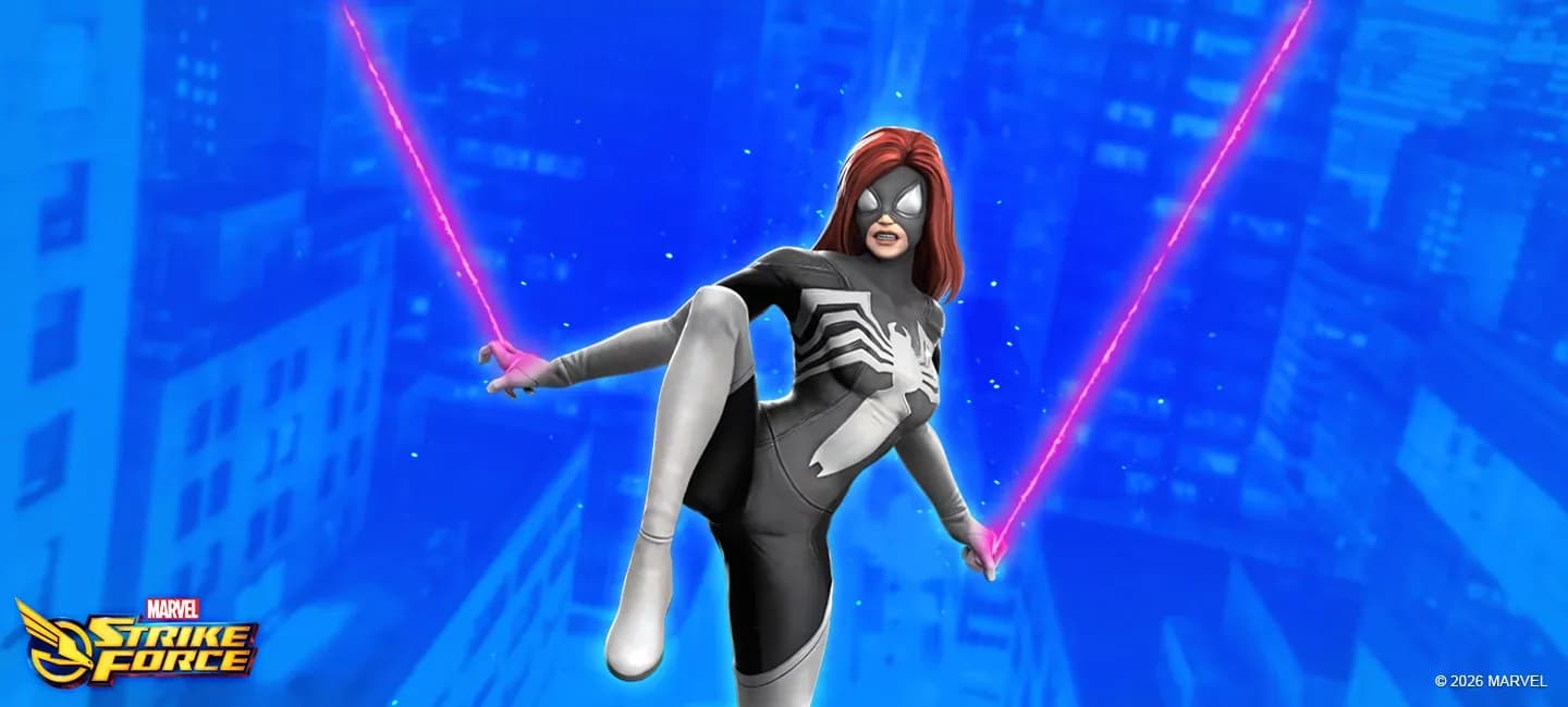 Spider-Woman (Julia Carpenter) character render — MARVEL Strike Force