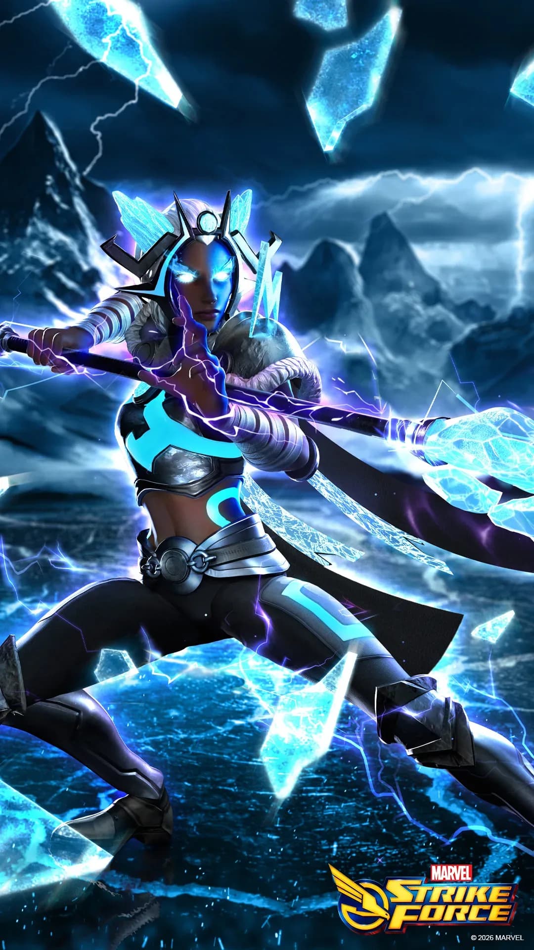 Storm character render — MARVEL Strike Force