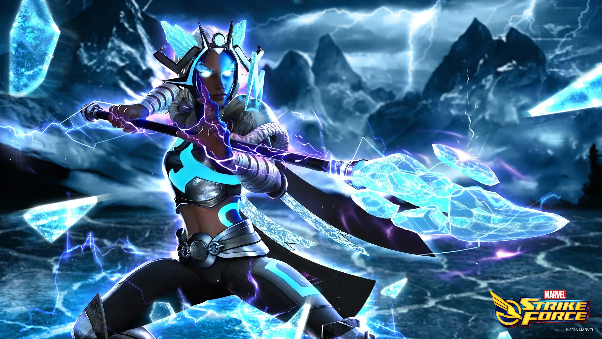 Storm character render — MARVEL Strike Force