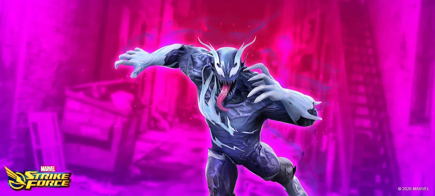 Symbiote Quicksilver character render — MARVEL Strike Force