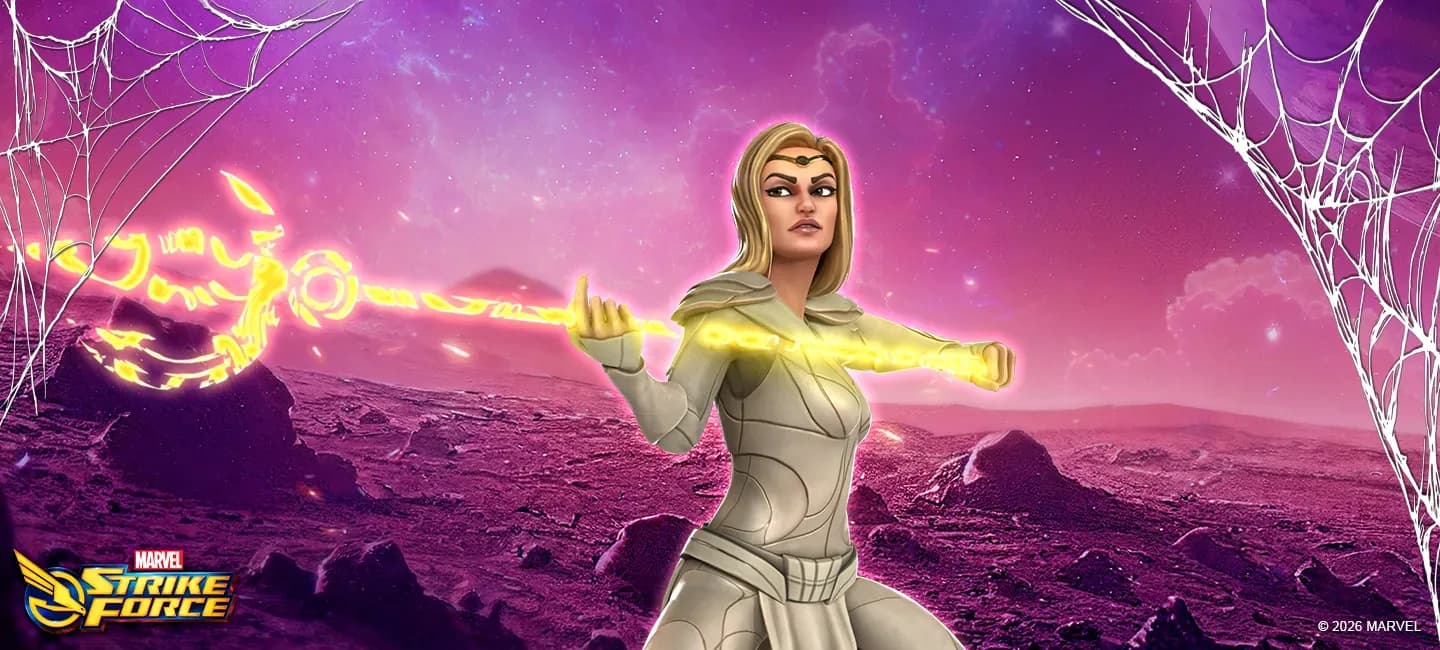 Thena character render — MARVEL Strike Force