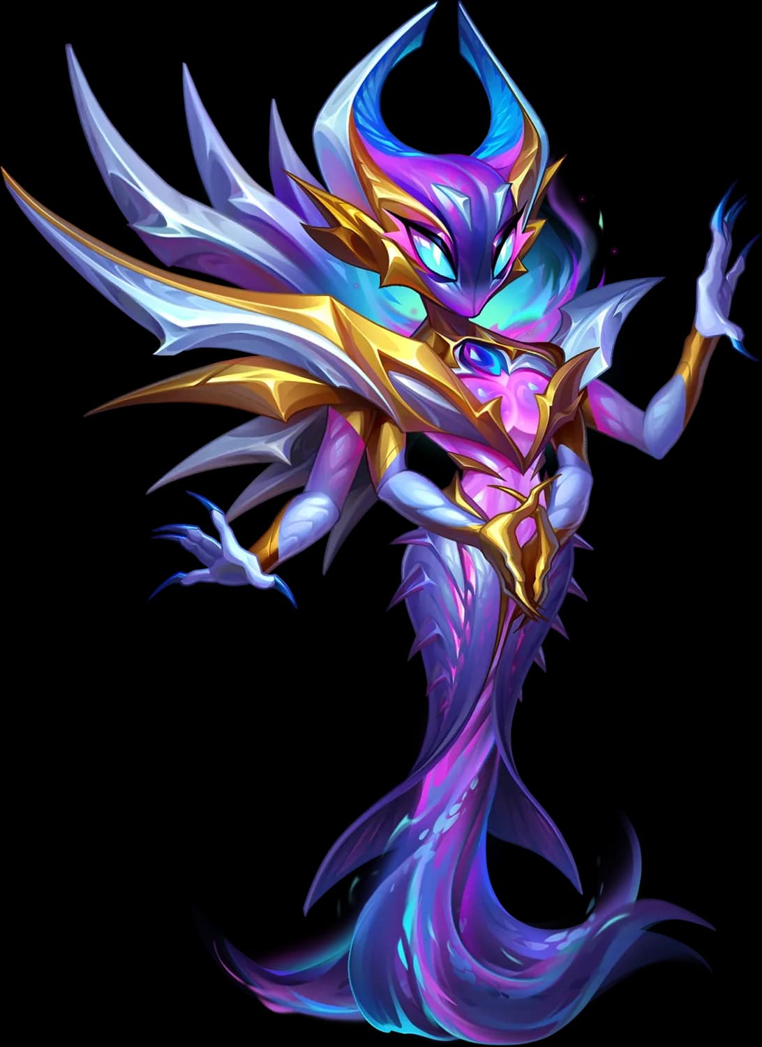 Metida (Titan) character render — Hero Wars
